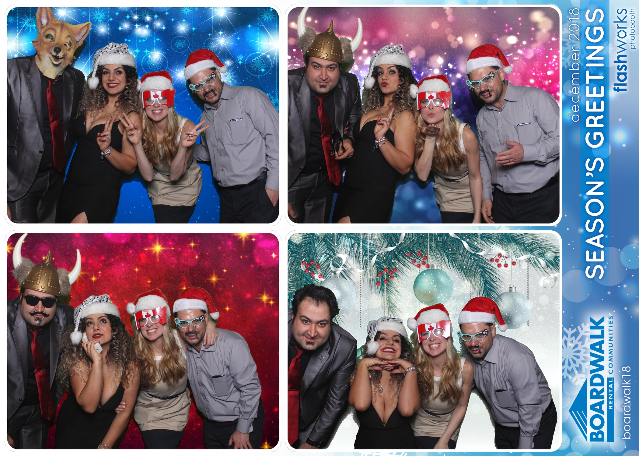 Boardwalk Rental Communities Christmas Party | View more photos from the event at gallery.flashworksphotobooth.com/u/FlashworksPhotoboothInc/Boardwalk-Rental-Communities-Christmas-Party