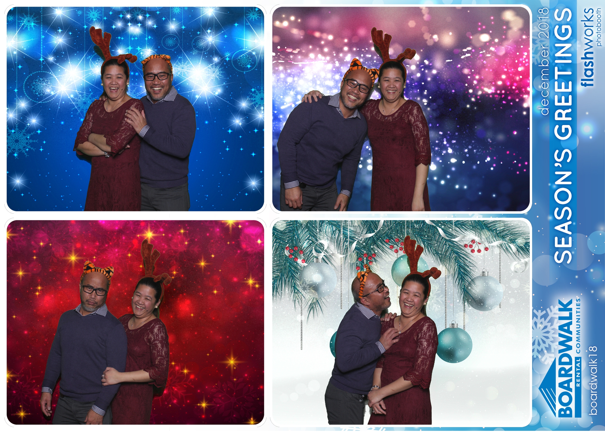 Boardwalk Rental Communities Christmas Party | View more photos from the event at gallery.flashworksphotobooth.com/u/FlashworksPhotoboothInc/Boardwalk-Rental-Communities-Christmas-Party
