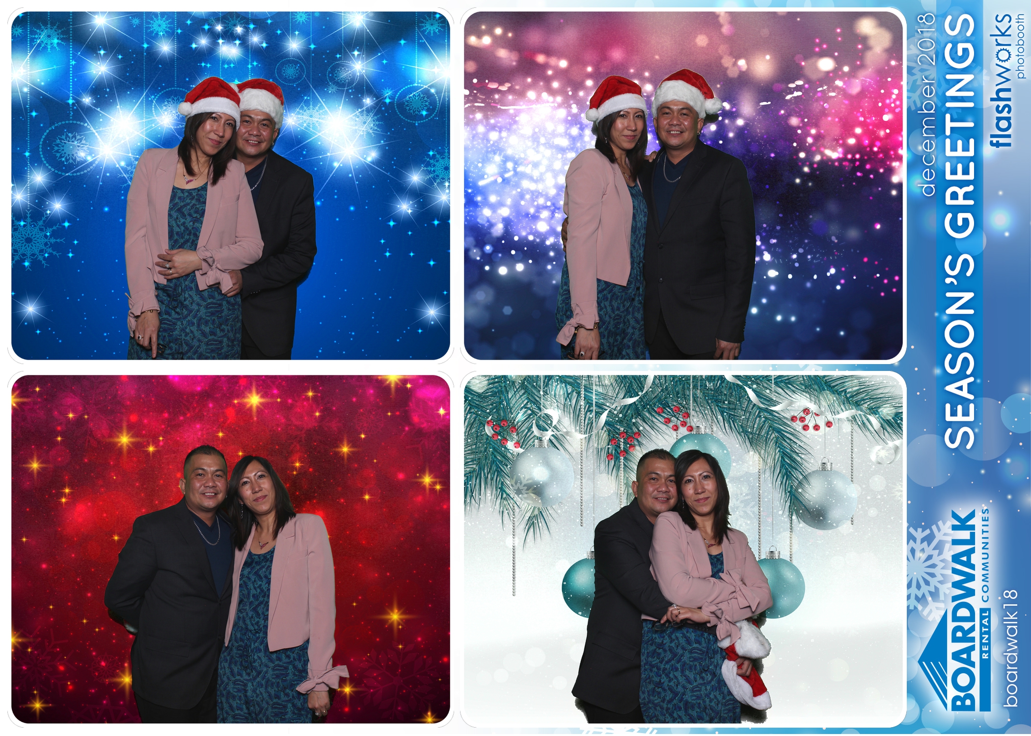Boardwalk Rental Communities Christmas Party | View more photos from the event at gallery.flashworksphotobooth.com/u/FlashworksPhotoboothInc/Boardwalk-Rental-Communities-Christmas-Party