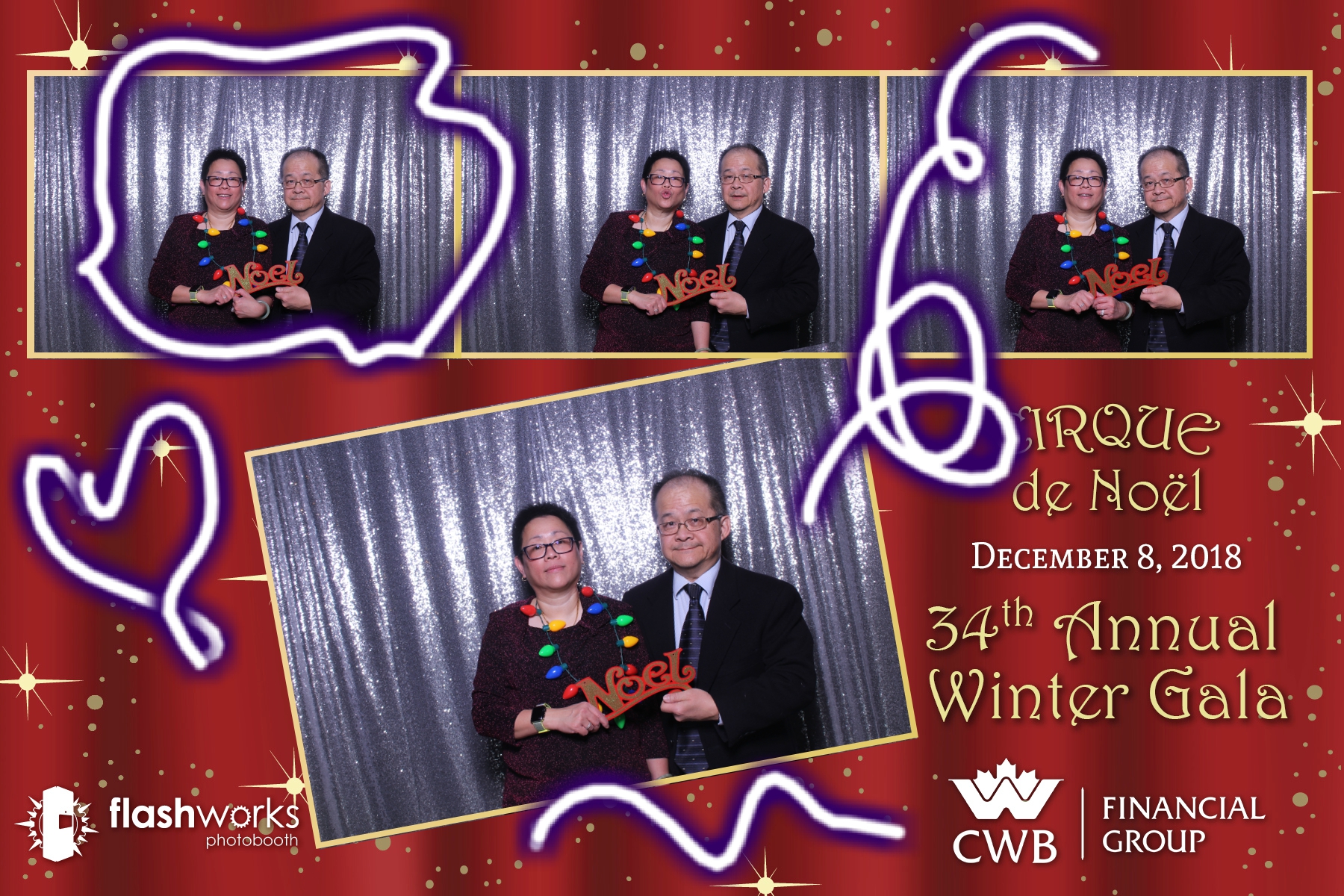 Canadian Western Bank Cirque de Noel - Mirror Booth Photos | View more photos from the event at gallery.flashworksphotobooth.com/u/FlashworksPhotoboothInc/Canadian-Western-Bank-Cirque-de-Noel-Mirror-Booth-Photos
