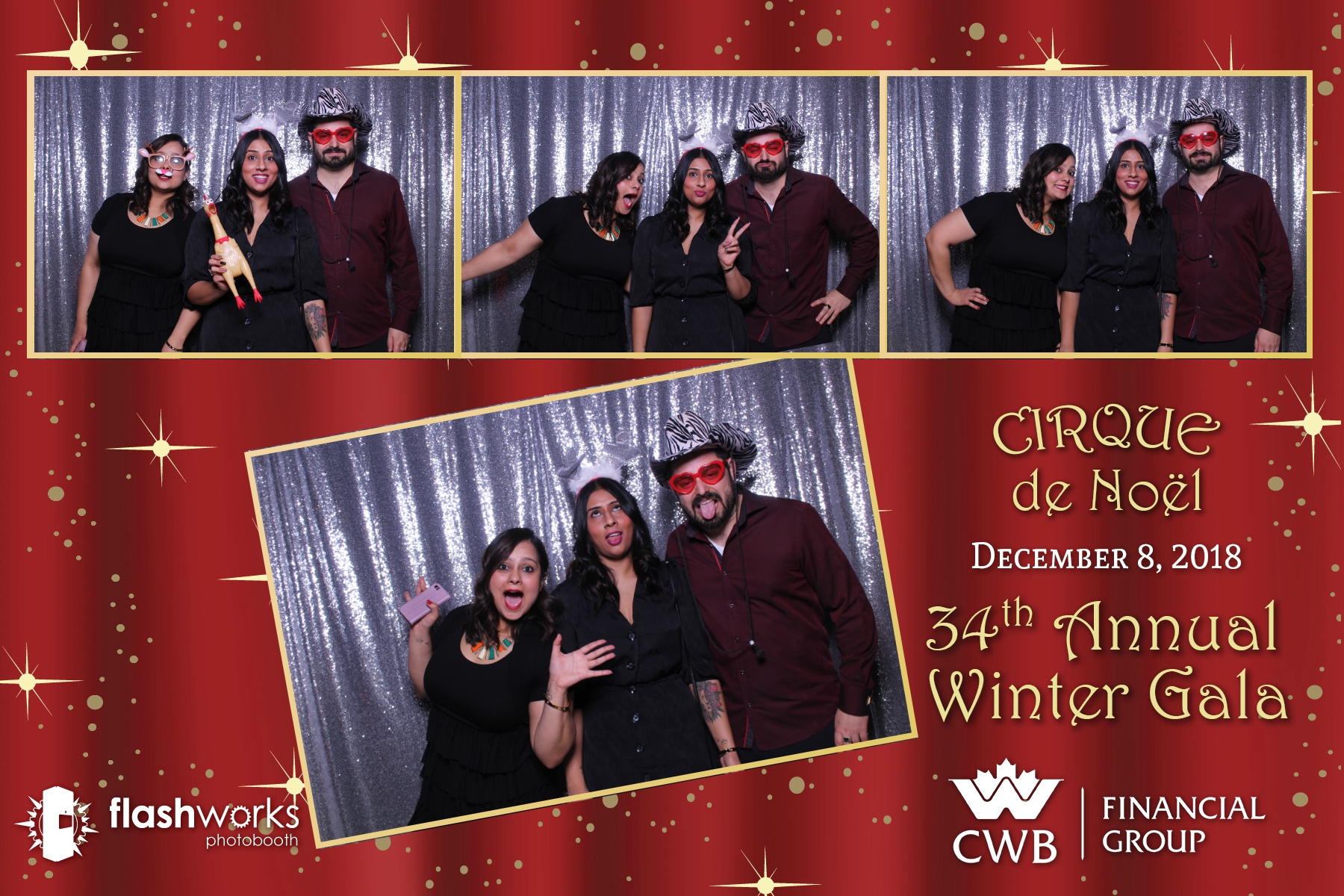 Canadian Western Bank Cirque de Noel - Mirror Booth Photos | View more photos from the event at gallery.flashworksphotobooth.com/u/FlashworksPhotoboothInc/Canadian-Western-Bank-Cirque-de-Noel-Mirror-Booth-Photos