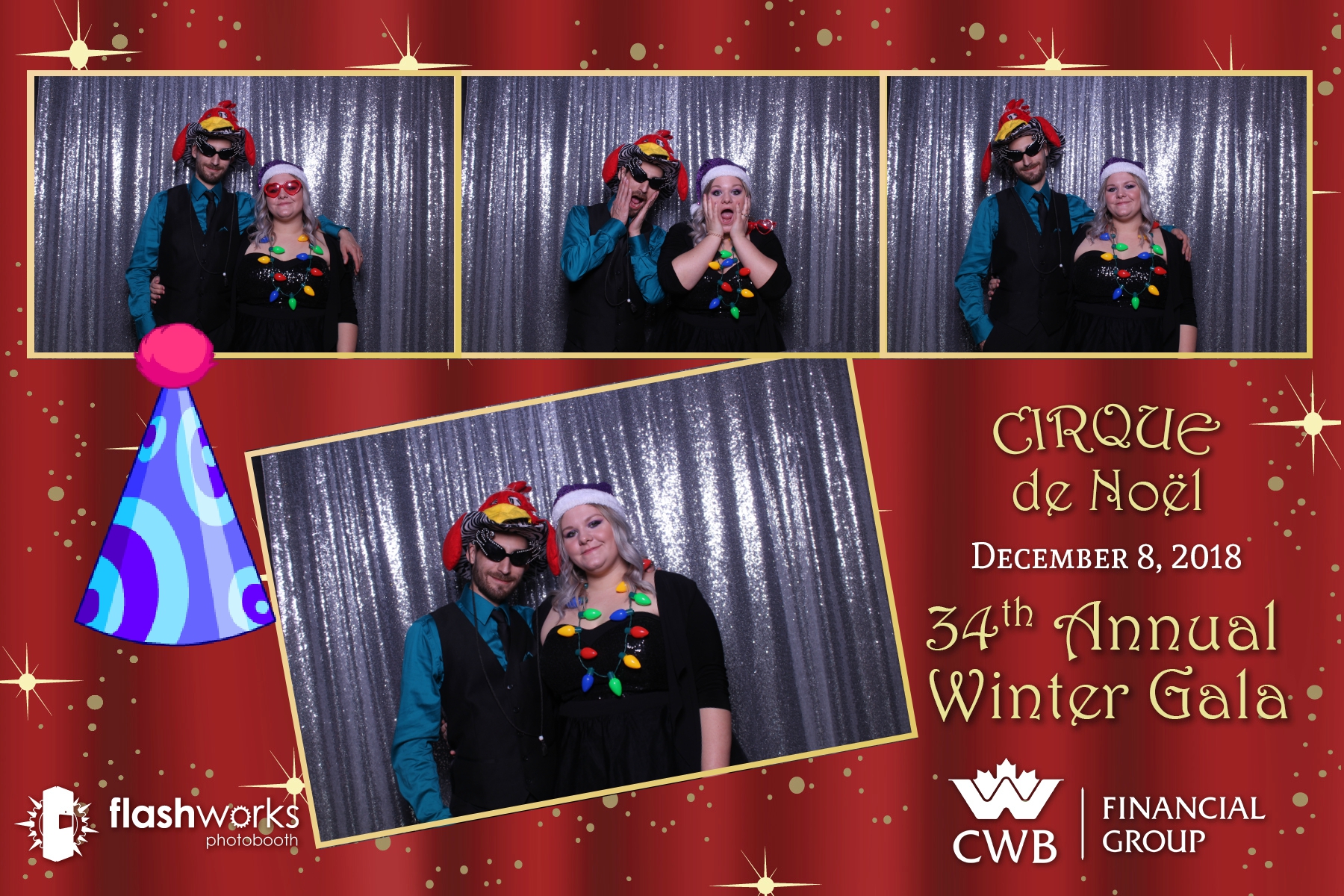 Canadian Western Bank Cirque de Noel - Mirror Booth Photos | View more photos from the event at gallery.flashworksphotobooth.com/u/FlashworksPhotoboothInc/Canadian-Western-Bank-Cirque-de-Noel-Mirror-Booth-Photos
