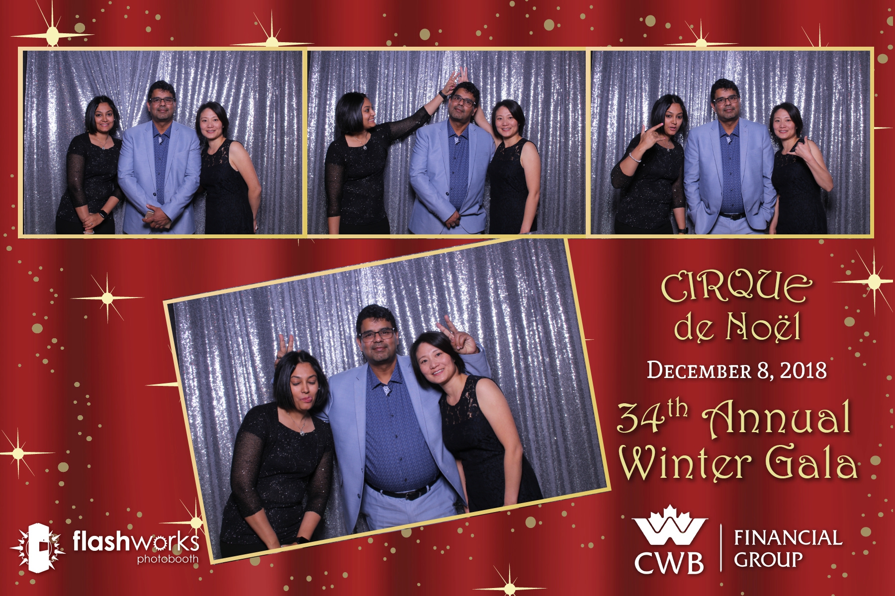 Canadian Western Bank Cirque de Noel - Mirror Booth Photos | View more photos from the event at gallery.flashworksphotobooth.com/u/FlashworksPhotoboothInc/Canadian-Western-Bank-Cirque-de-Noel-Mirror-Booth-Photos