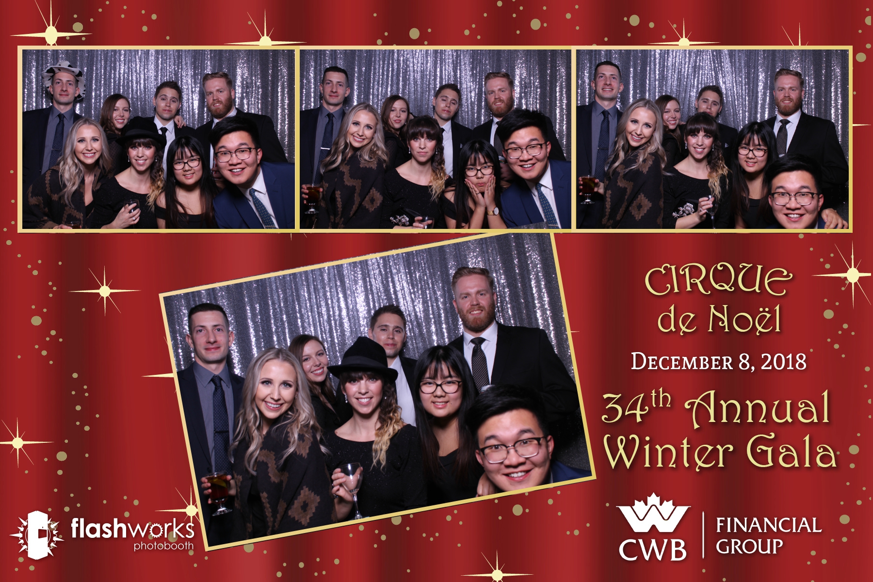 Canadian Western Bank Cirque de Noel - Mirror Booth Photos | View more photos from the event at gallery.flashworksphotobooth.com/u/FlashworksPhotoboothInc/Canadian-Western-Bank-Cirque-de-Noel-Mirror-Booth-Photos