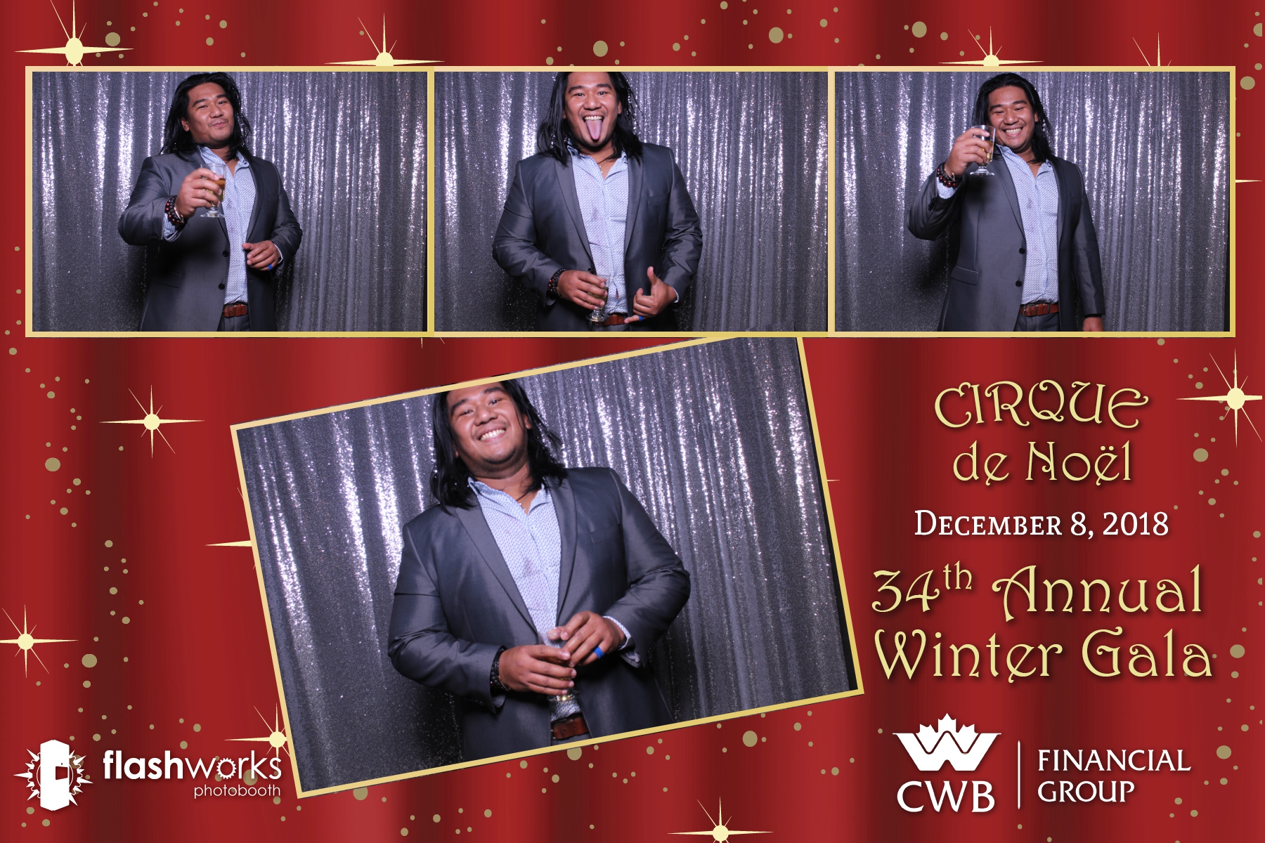 Canadian Western Bank Cirque de Noel - Mirror Booth Photos | View more photos from the event at gallery.flashworksphotobooth.com/u/FlashworksPhotoboothInc/Canadian-Western-Bank-Cirque-de-Noel-Mirror-Booth-Photos