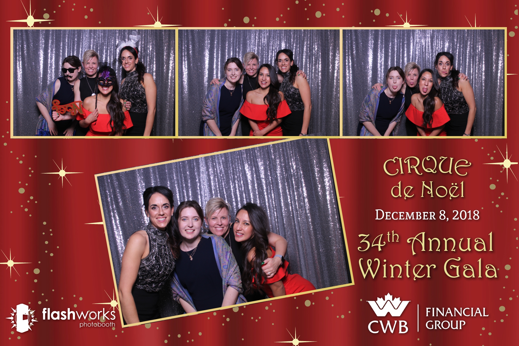 Canadian Western Bank Cirque de Noel - Mirror Booth Photos | View more photos from the event at gallery.flashworksphotobooth.com/u/FlashworksPhotoboothInc/Canadian-Western-Bank-Cirque-de-Noel-Mirror-Booth-Photos