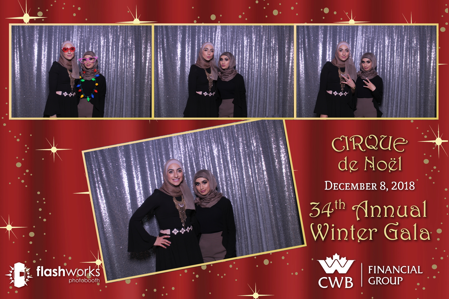 Canadian Western Bank Cirque de Noel - Mirror Booth Photos | View more photos from the event at gallery.flashworksphotobooth.com/u/FlashworksPhotoboothInc/Canadian-Western-Bank-Cirque-de-Noel-Mirror-Booth-Photos