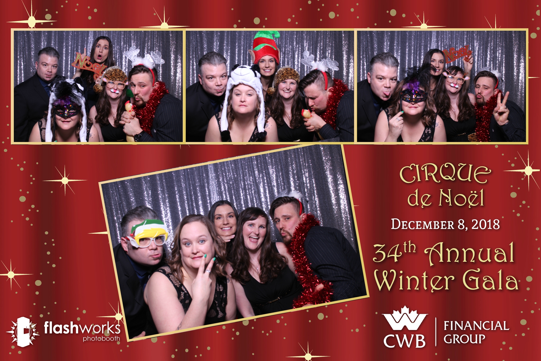 Canadian Western Bank Cirque de Noel - Mirror Booth Photos | View more photos from the event at gallery.flashworksphotobooth.com/u/FlashworksPhotoboothInc/Canadian-Western-Bank-Cirque-de-Noel-Mirror-Booth-Photos
