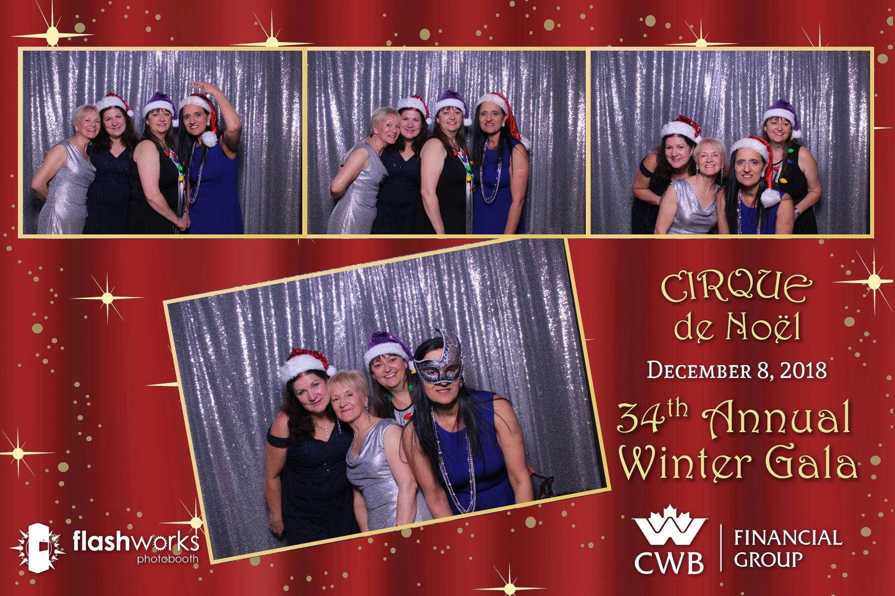 Canadian Western Bank Cirque de Noel - Mirror Booth Photos | View more photos from the event at gallery.flashworksphotobooth.com/u/FlashworksPhotoboothInc/Canadian-Western-Bank-Cirque-de-Noel-Mirror-Booth-Photos