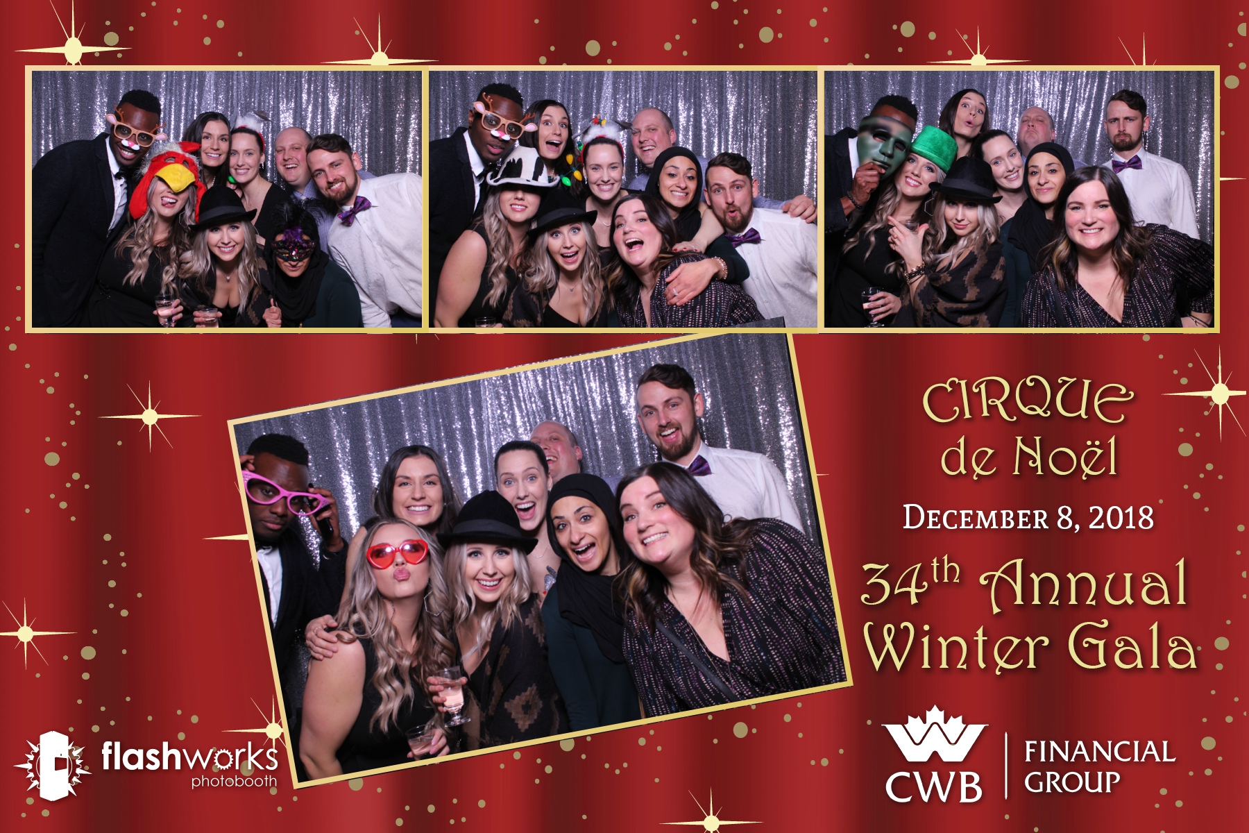Canadian Western Bank Cirque de Noel - Mirror Booth Photos | View more photos from the event at gallery.flashworksphotobooth.com/u/FlashworksPhotoboothInc/Canadian-Western-Bank-Cirque-de-Noel-Mirror-Booth-Photos
