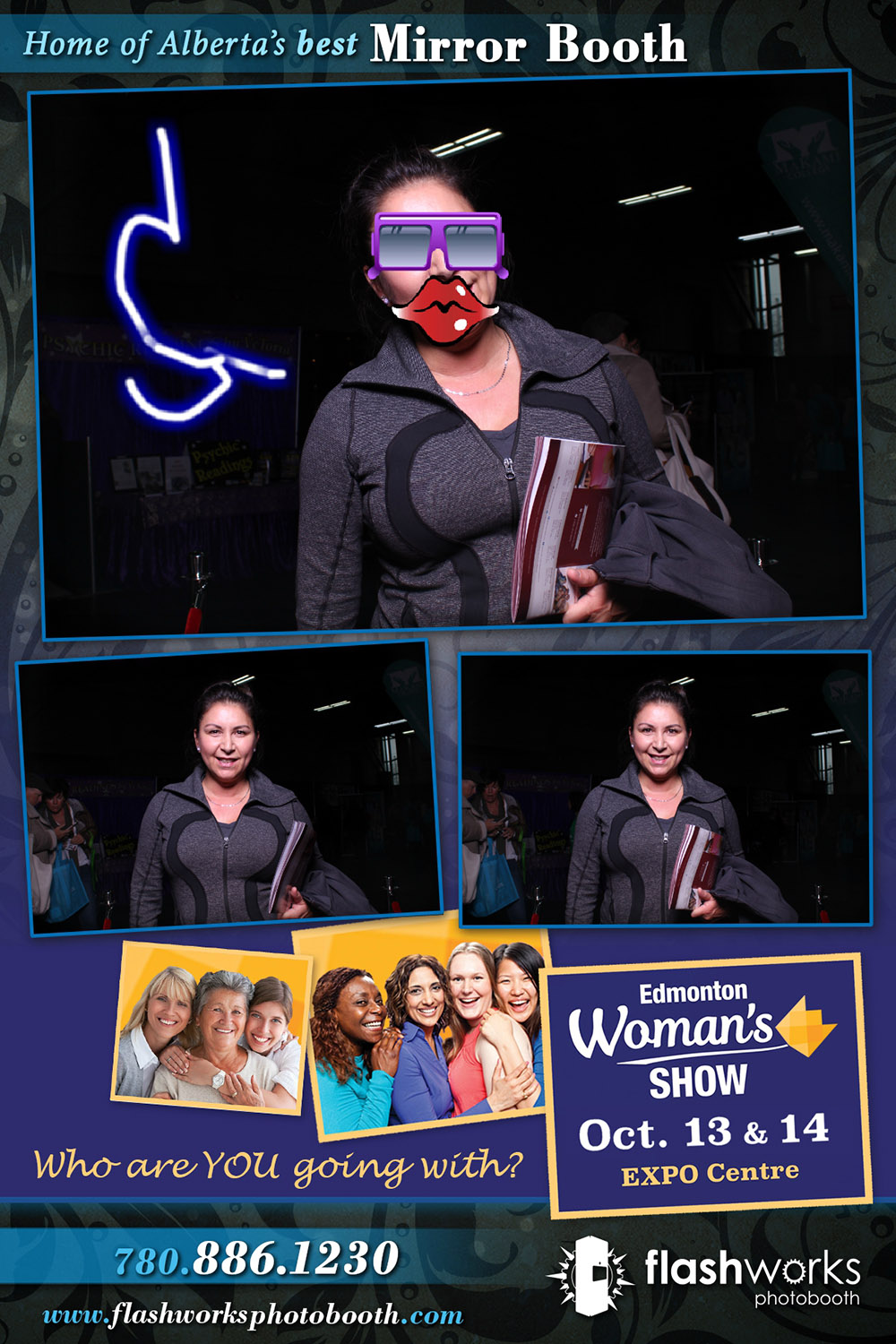 Fall Edmonton Woman's Show | View more photos from the event at gallery.flashworksphotobooth.com/u/FlashworksPhotoboothInc/Fall-Edmonton-Womans-Show