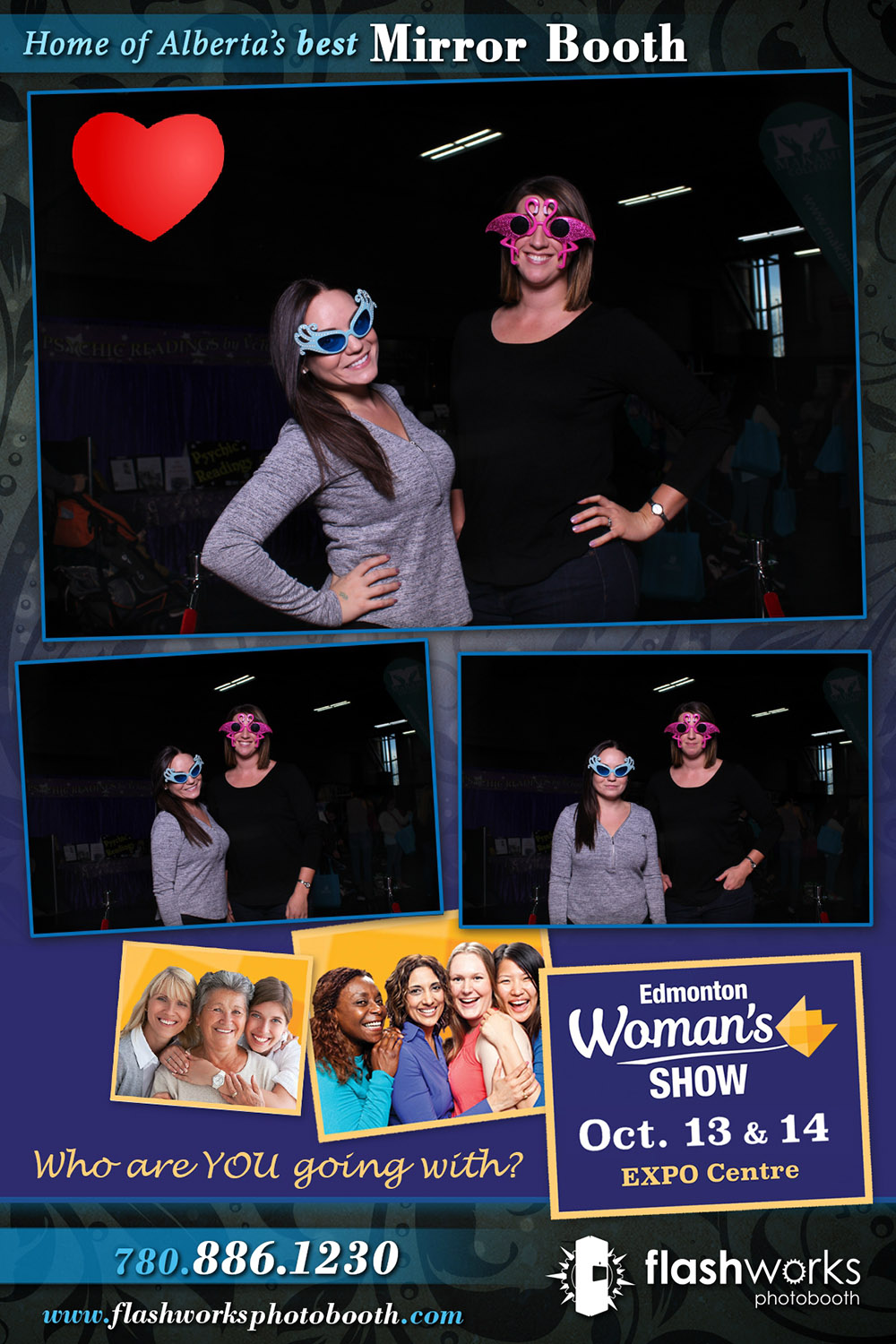Fall Edmonton Woman's Show | View more photos from the event at gallery.flashworksphotobooth.com/u/FlashworksPhotoboothInc/Fall-Edmonton-Womans-Show