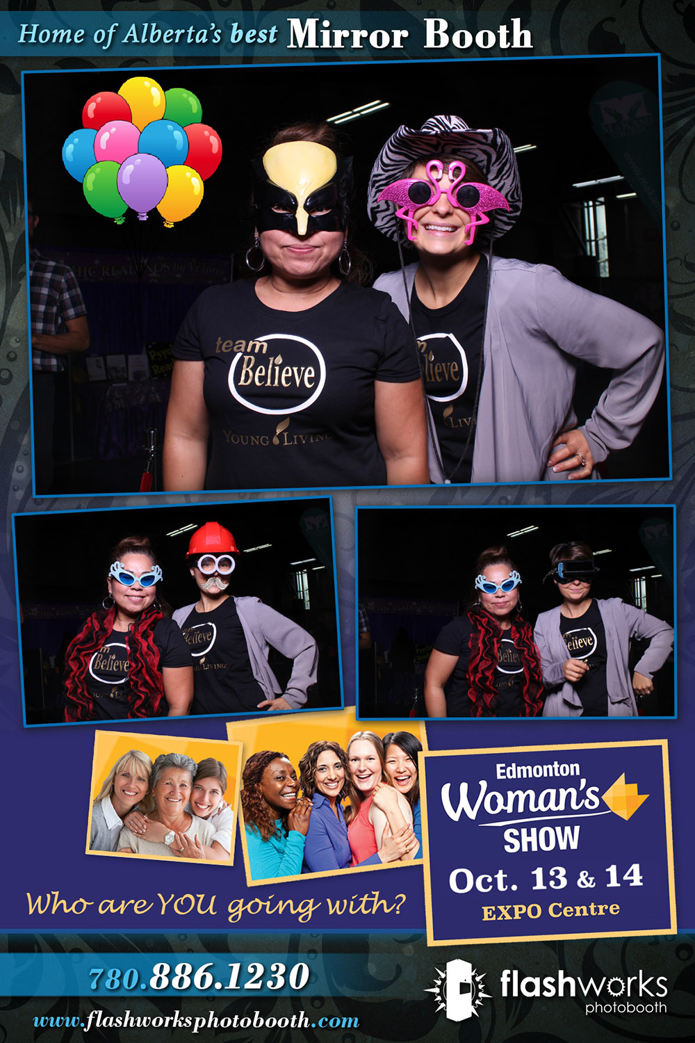 Fall Edmonton Woman's Show | View more photos from the event at gallery.flashworksphotobooth.com/u/FlashworksPhotoboothInc/Fall-Edmonton-Womans-Show