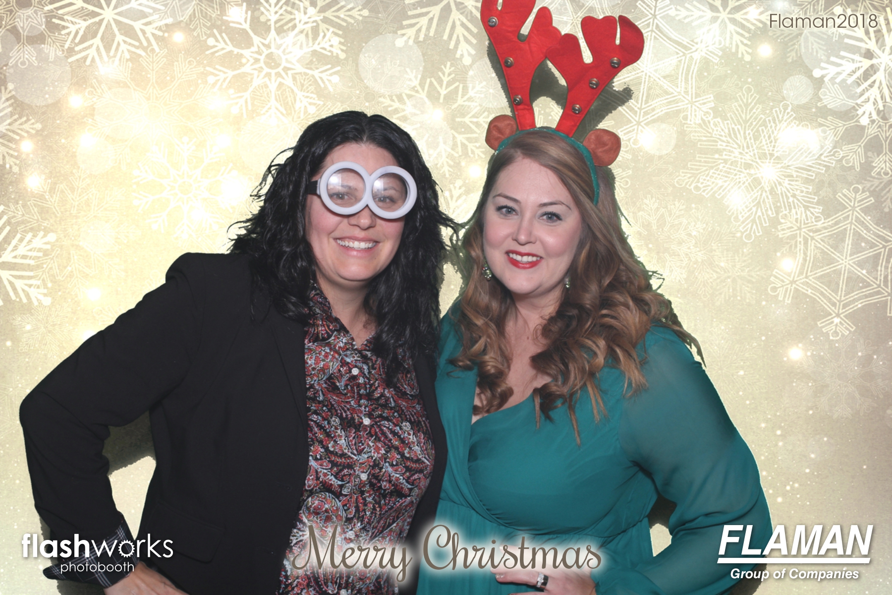 Flaman Christmas Party | View more photos from the event at gallery.flashworksphotobooth.com/u/FlashworksPhotoboothInc/Flaman-Christmas-Party