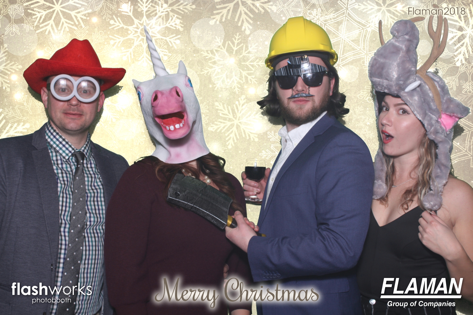 Flaman Christmas Party | View more photos from the event at gallery.flashworksphotobooth.com/u/FlashworksPhotoboothInc/Flaman-Christmas-Party