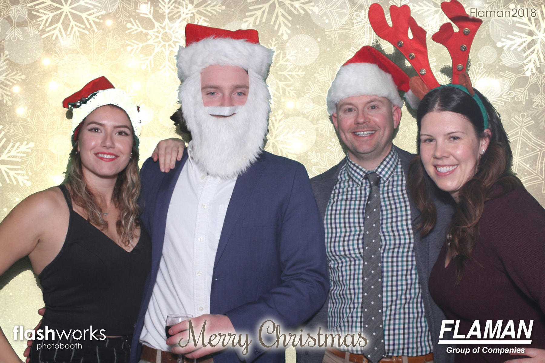 Flaman Christmas Party | View more photos from the event at gallery.flashworksphotobooth.com/u/FlashworksPhotoboothInc/Flaman-Christmas-Party