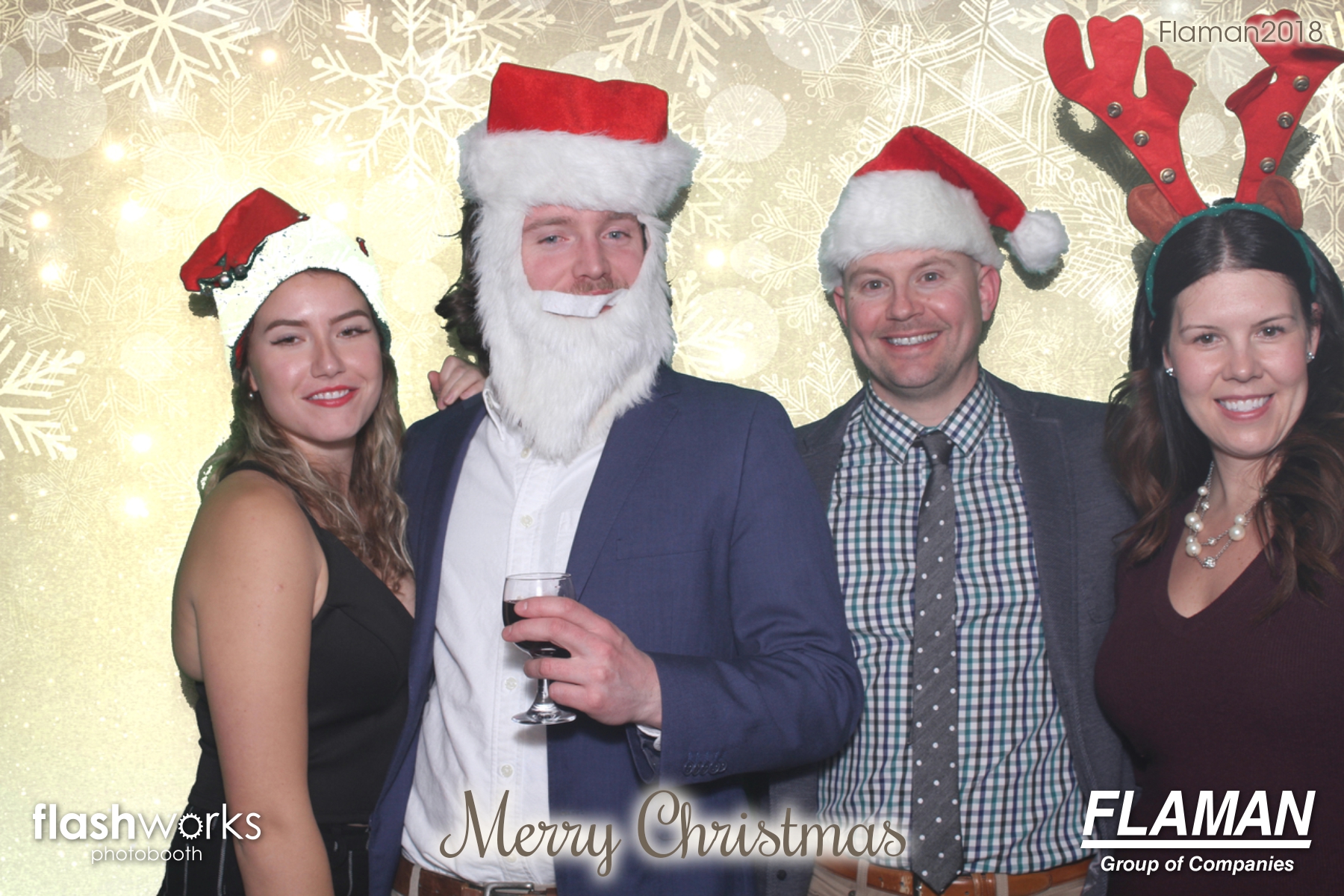 Flaman Christmas Party | View more photos from the event at gallery.flashworksphotobooth.com/u/FlashworksPhotoboothInc/Flaman-Christmas-Party