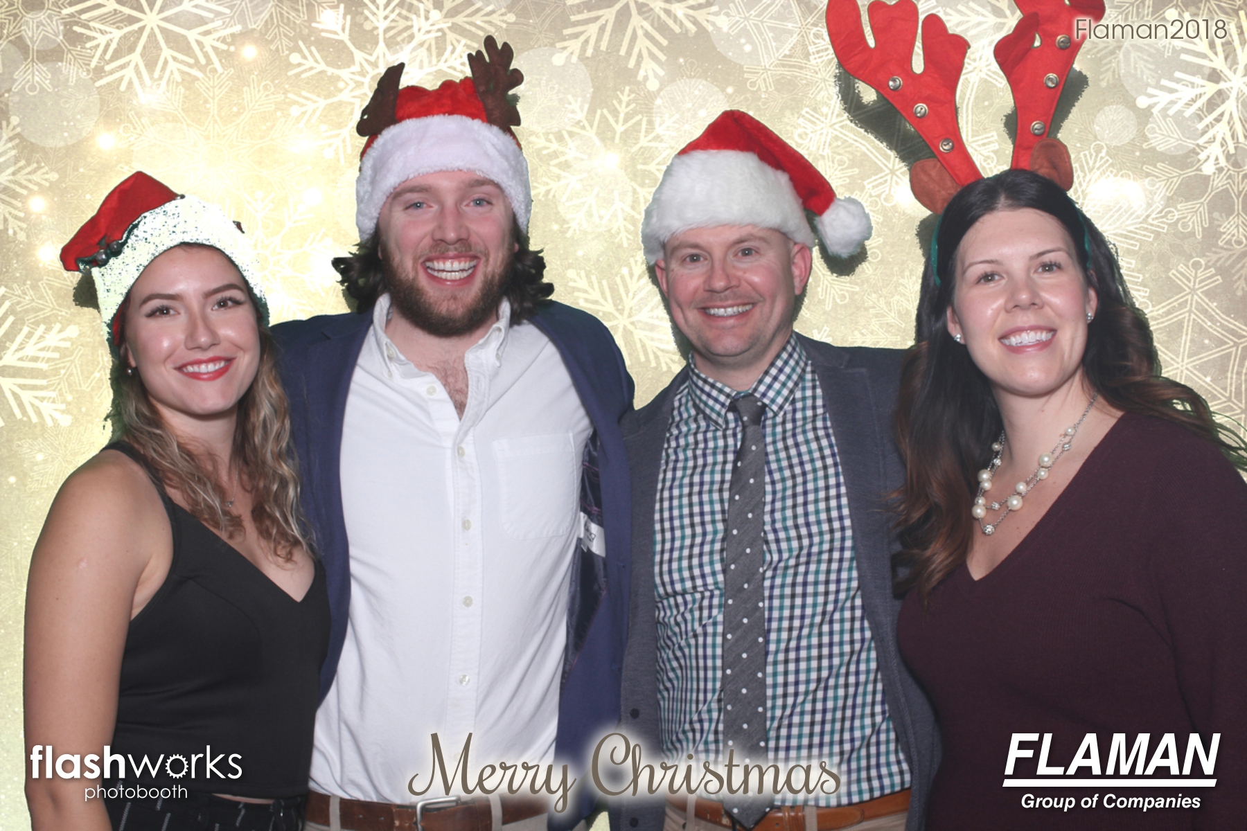 Flaman Christmas Party | View more photos from the event at gallery.flashworksphotobooth.com/u/FlashworksPhotoboothInc/Flaman-Christmas-Party