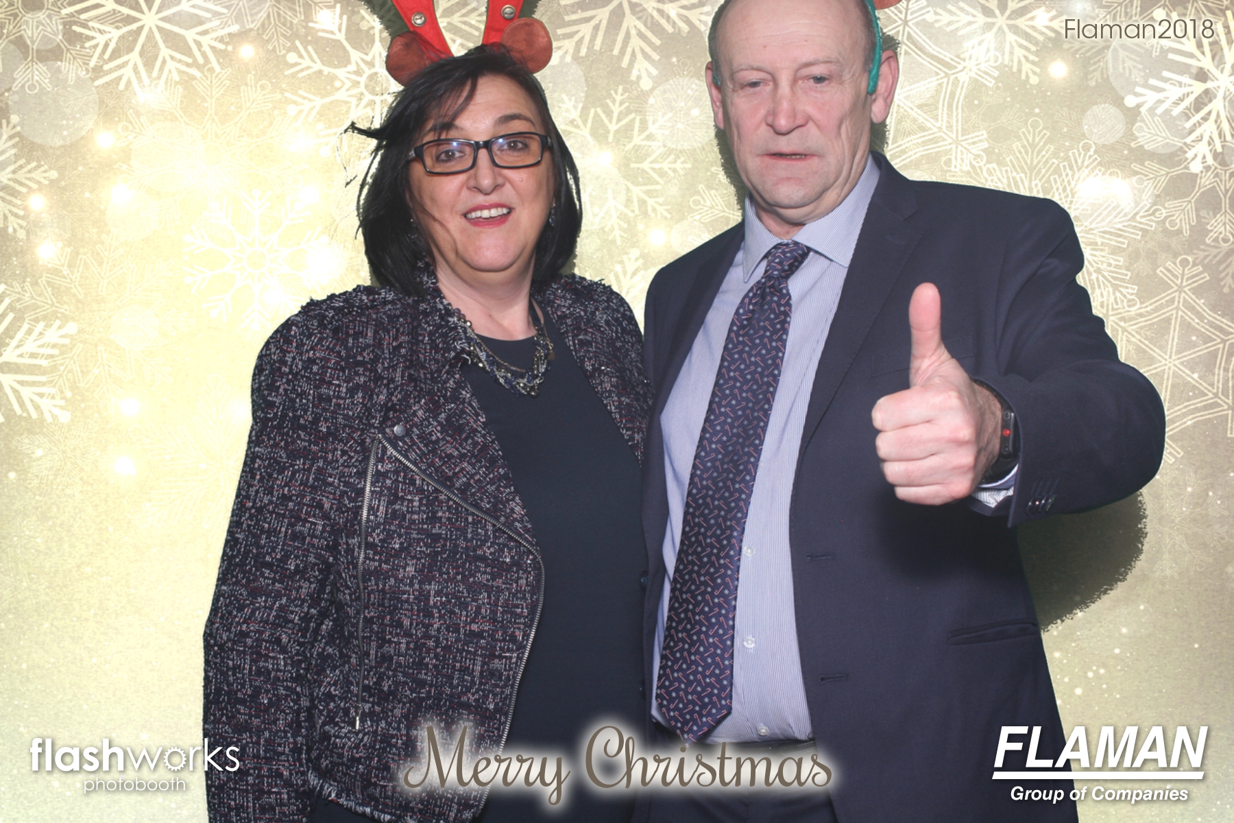 Flaman Christmas Party | View more photos from the event at gallery.flashworksphotobooth.com/u/FlashworksPhotoboothInc/Flaman-Christmas-Party