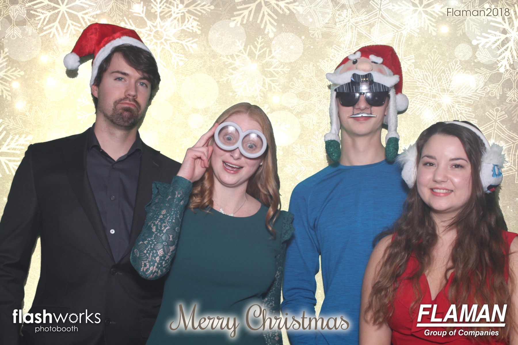 Flaman Christmas Party | View more photos from the event at gallery.flashworksphotobooth.com/u/FlashworksPhotoboothInc/Flaman-Christmas-Party