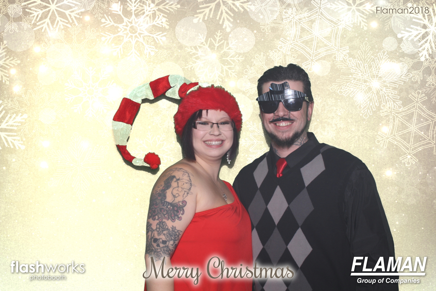 Flaman Christmas Party | View more photos from the event at gallery.flashworksphotobooth.com/u/FlashworksPhotoboothInc/Flaman-Christmas-Party