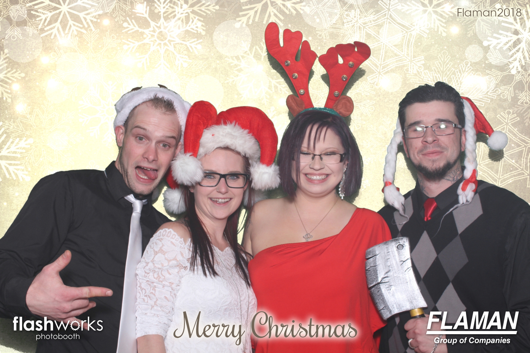 Flaman Christmas Party | View more photos from the event at gallery.flashworksphotobooth.com/u/FlashworksPhotoboothInc/Flaman-Christmas-Party