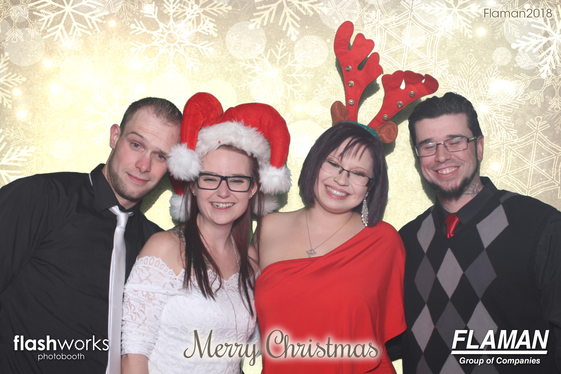 Flaman Christmas Party | View more photos from the event at gallery.flashworksphotobooth.com/u/FlashworksPhotoboothInc/Flaman-Christmas-Party