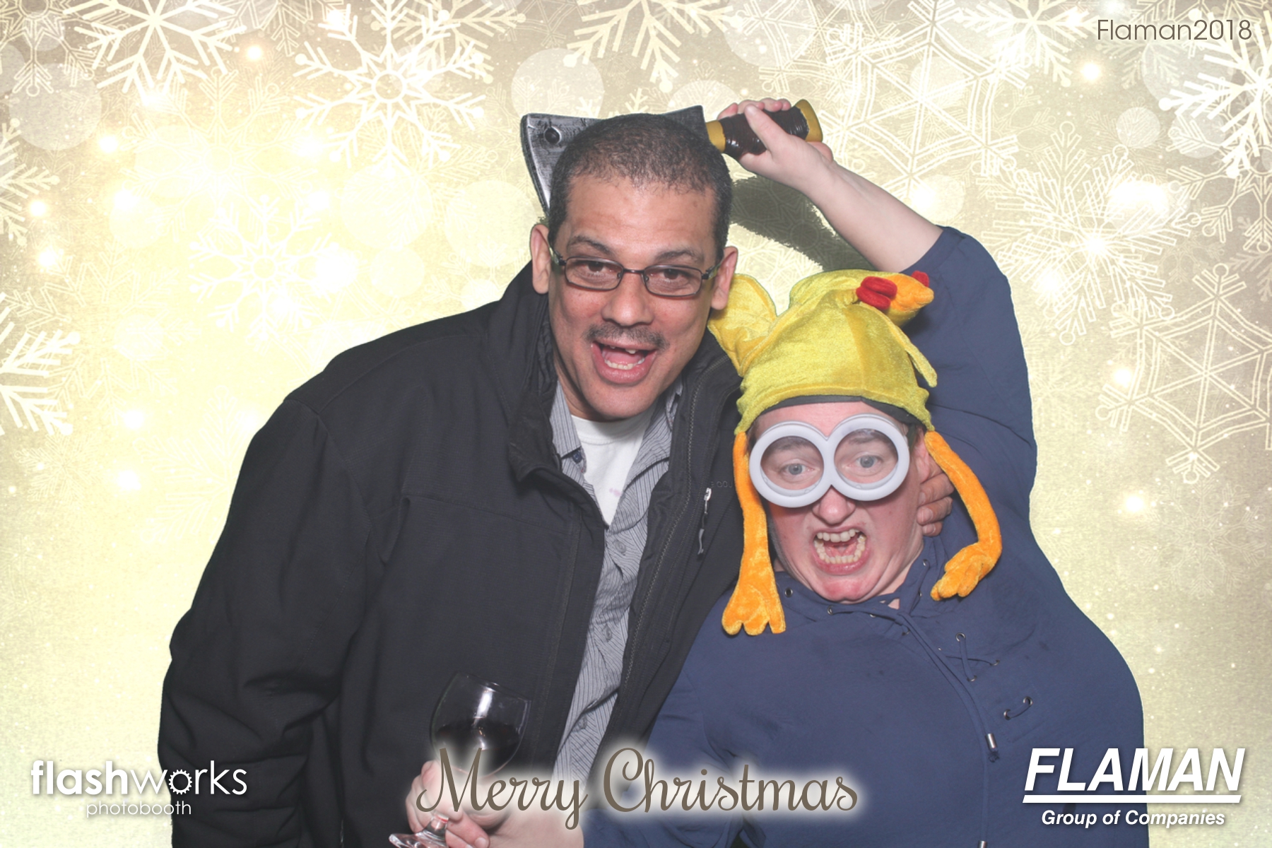 Flaman Christmas Party | View more photos from the event at gallery.flashworksphotobooth.com/u/FlashworksPhotoboothInc/Flaman-Christmas-Party