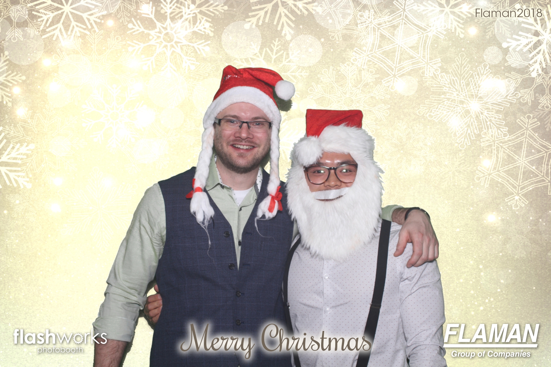 Flaman Christmas Party | View more photos from the event at gallery.flashworksphotobooth.com/u/FlashworksPhotoboothInc/Flaman-Christmas-Party