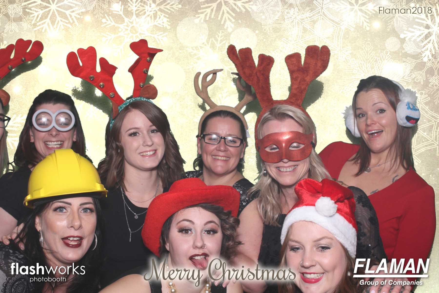 Flaman Christmas Party | View more photos from the event at gallery.flashworksphotobooth.com/u/FlashworksPhotoboothInc/Flaman-Christmas-Party