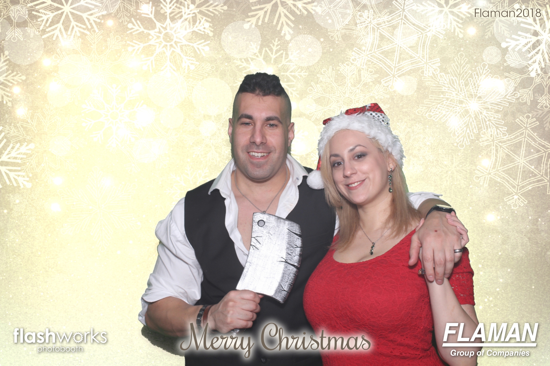 Flaman Christmas Party | View more photos from the event at gallery.flashworksphotobooth.com/u/FlashworksPhotoboothInc/Flaman-Christmas-Party