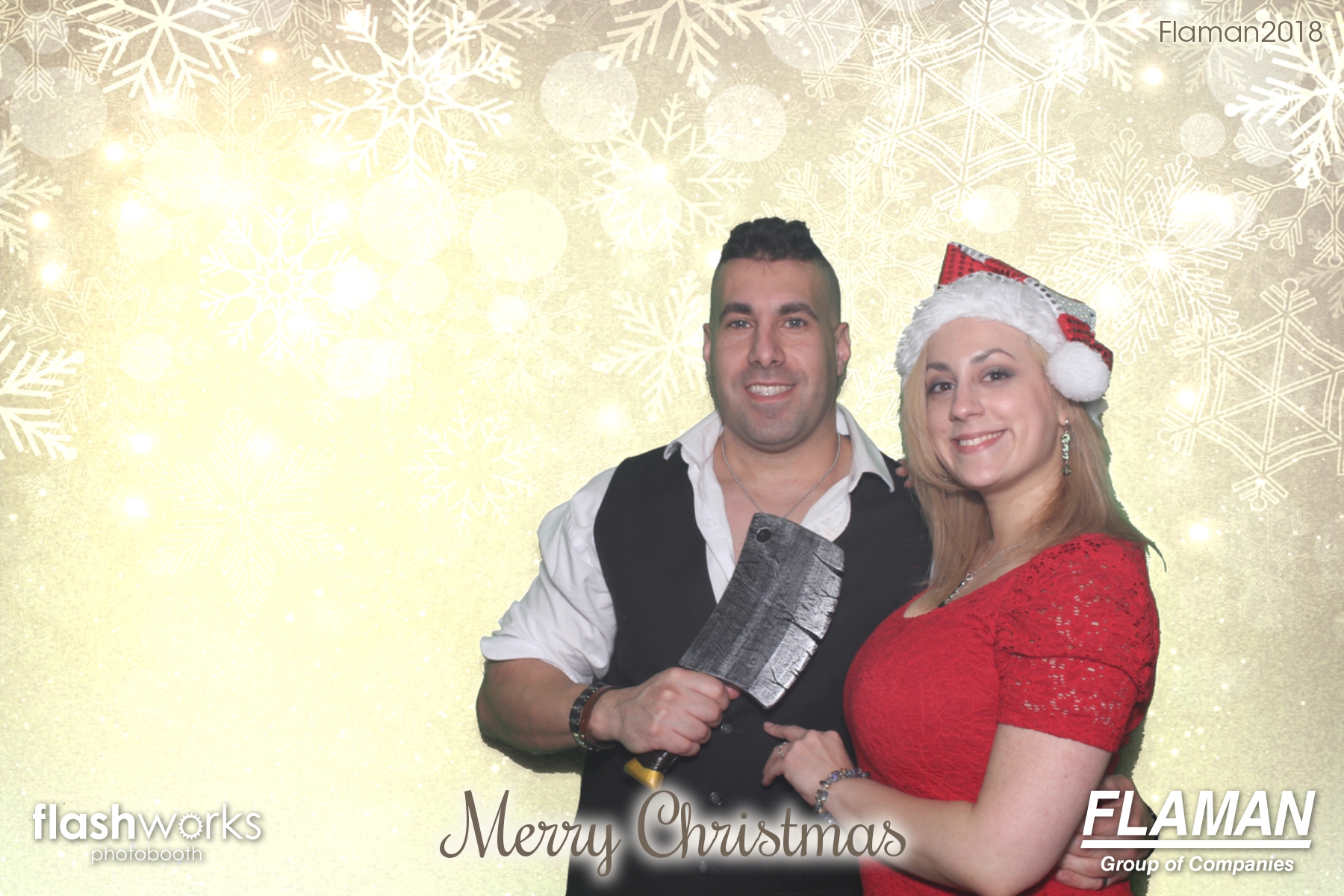 Flaman Christmas Party | View more photos from the event at gallery.flashworksphotobooth.com/u/FlashworksPhotoboothInc/Flaman-Christmas-Party