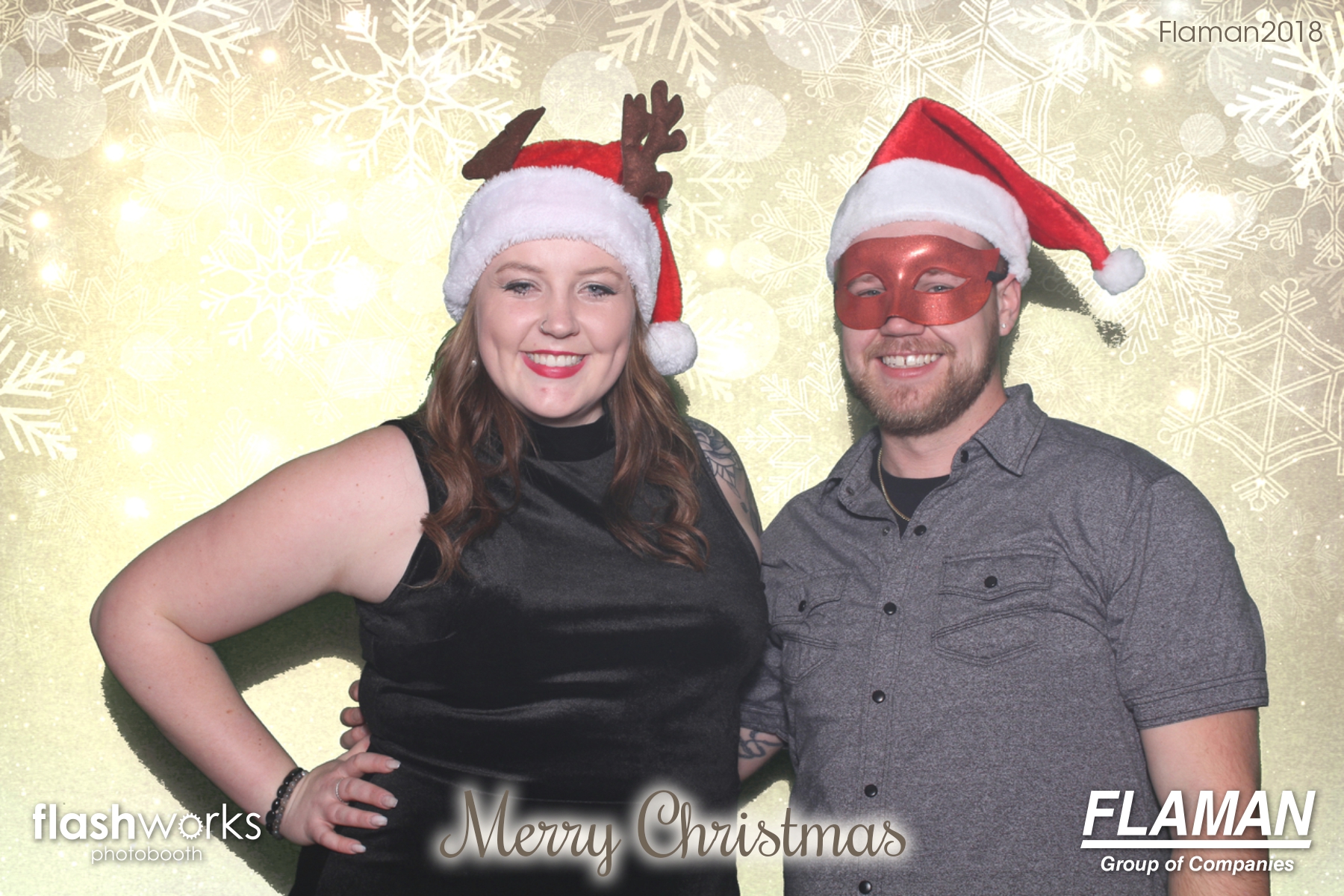 Flaman Christmas Party | View more photos from the event at gallery.flashworksphotobooth.com/u/FlashworksPhotoboothInc/Flaman-Christmas-Party