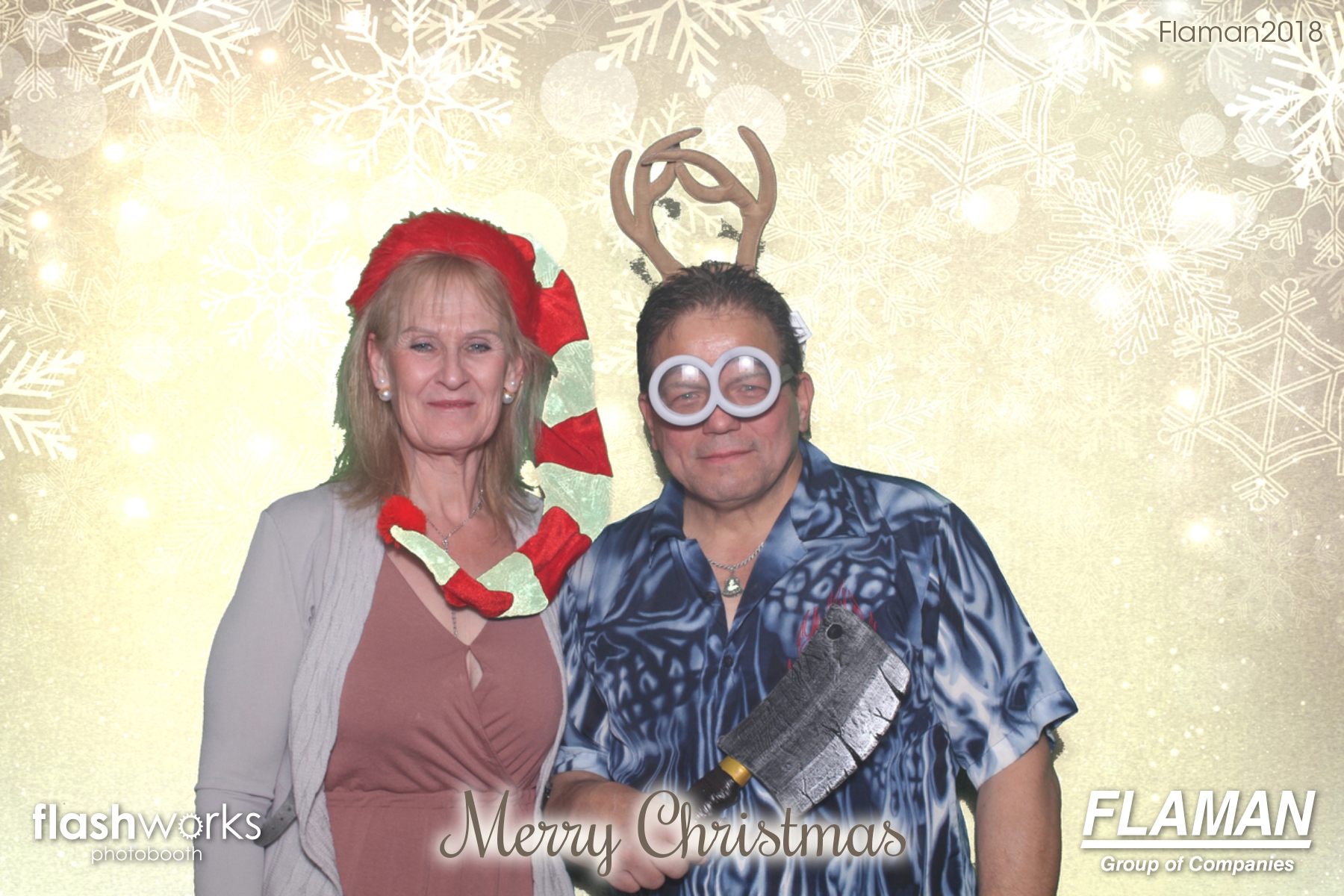Flaman Christmas Party | View more photos from the event at gallery.flashworksphotobooth.com/u/FlashworksPhotoboothInc/Flaman-Christmas-Party