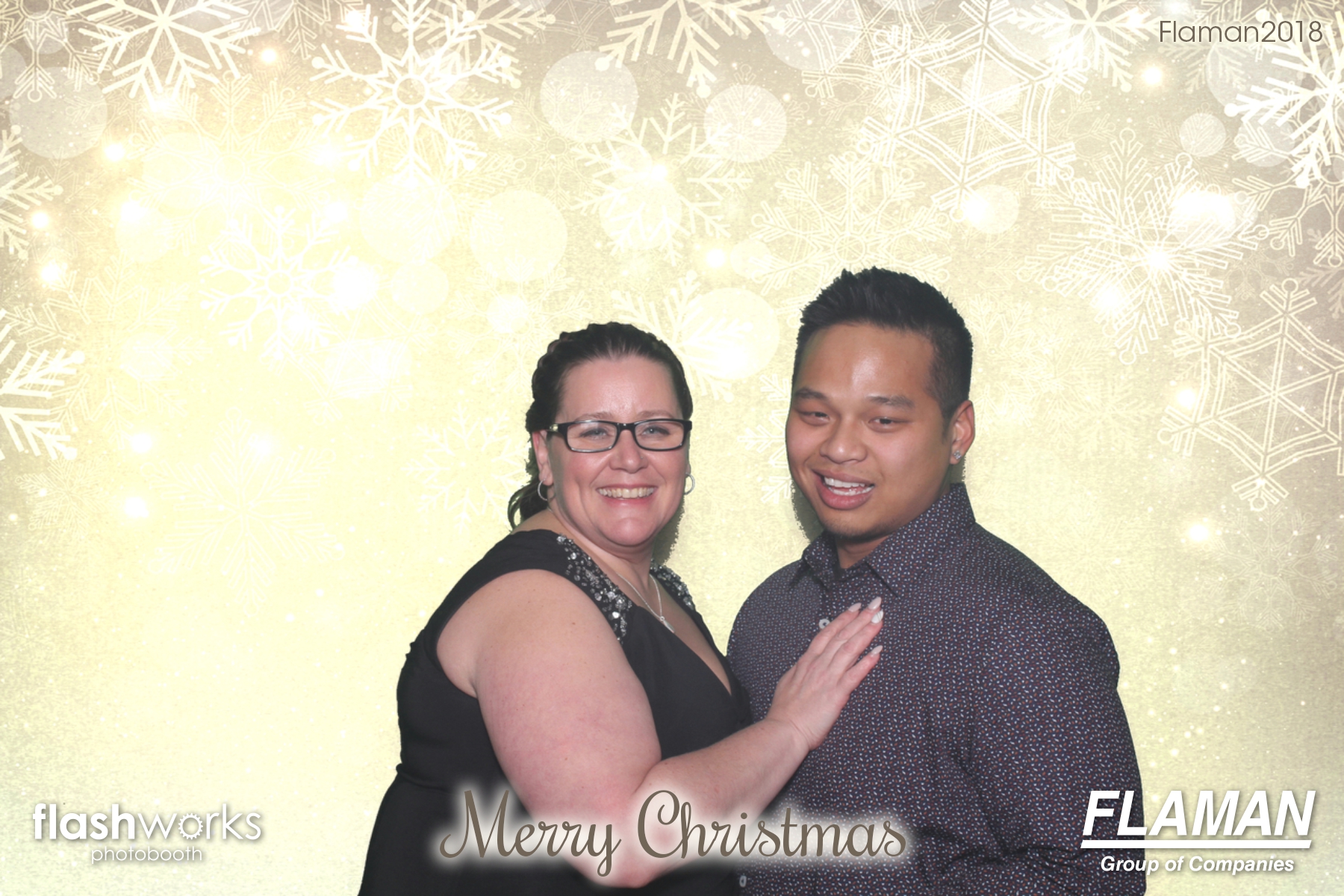Flaman Christmas Party | View more photos from the event at gallery.flashworksphotobooth.com/u/FlashworksPhotoboothInc/Flaman-Christmas-Party