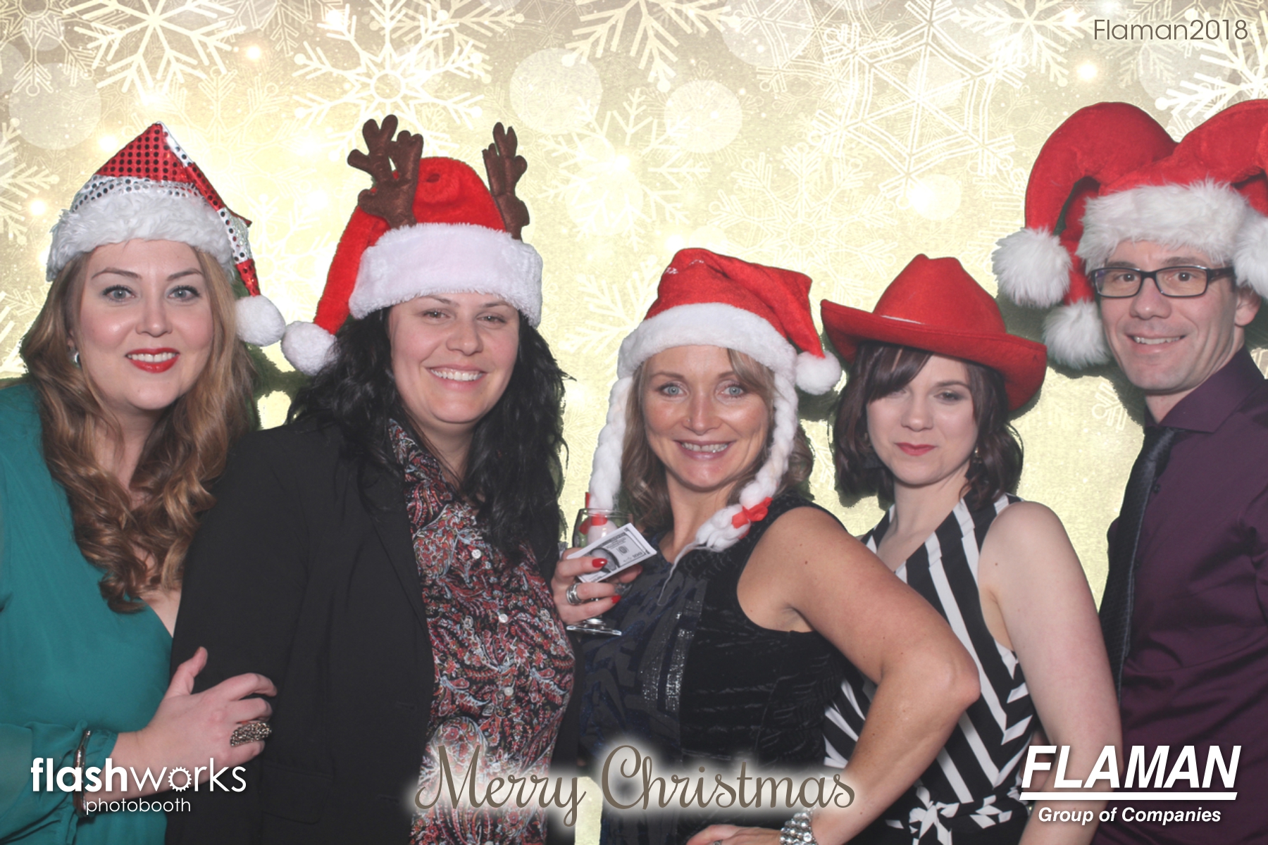 Flaman Christmas Party | View more photos from the event at gallery.flashworksphotobooth.com/u/FlashworksPhotoboothInc/Flaman-Christmas-Party