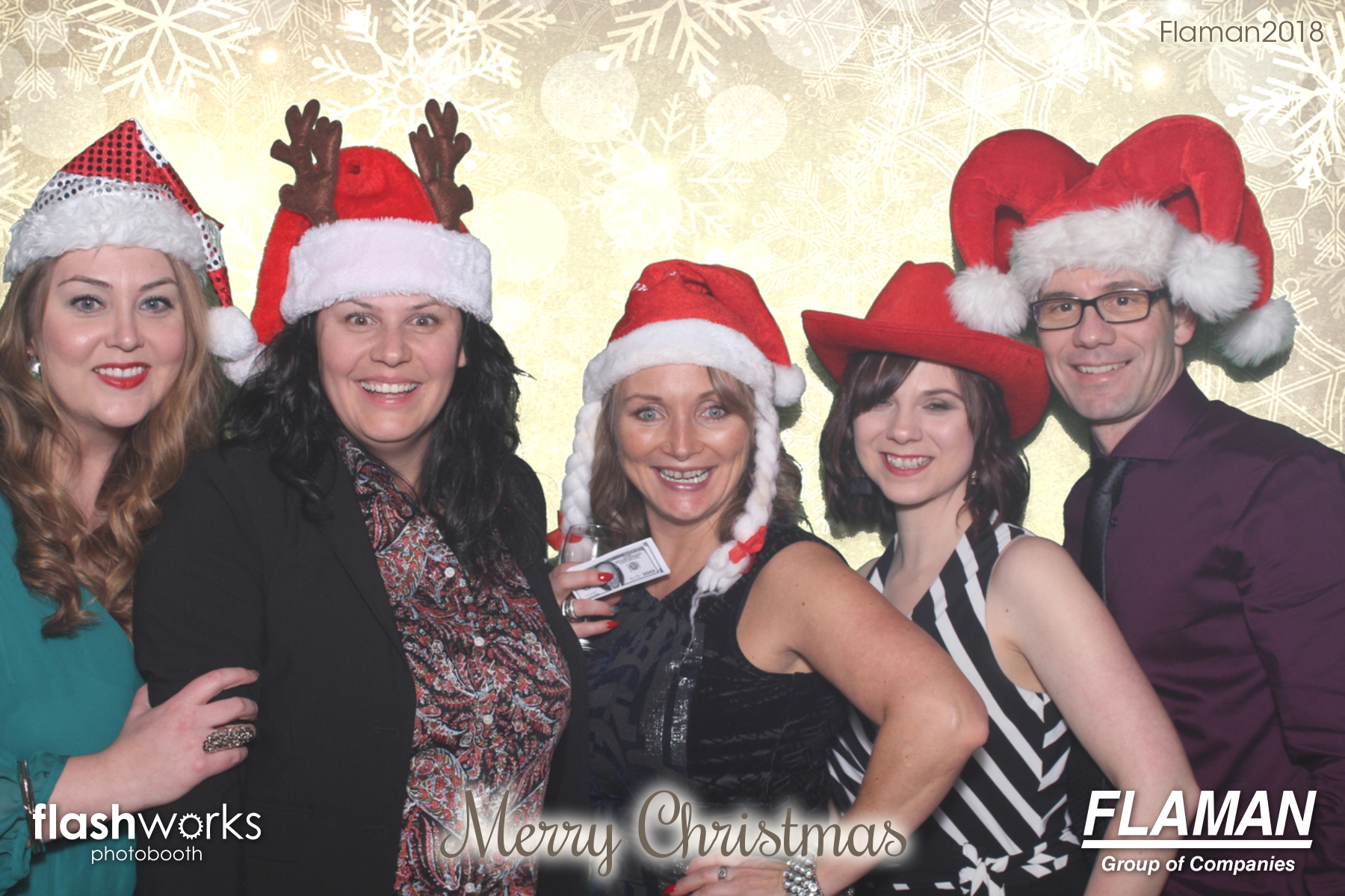 Flaman Christmas Party | View more photos from the event at gallery.flashworksphotobooth.com/u/FlashworksPhotoboothInc/Flaman-Christmas-Party