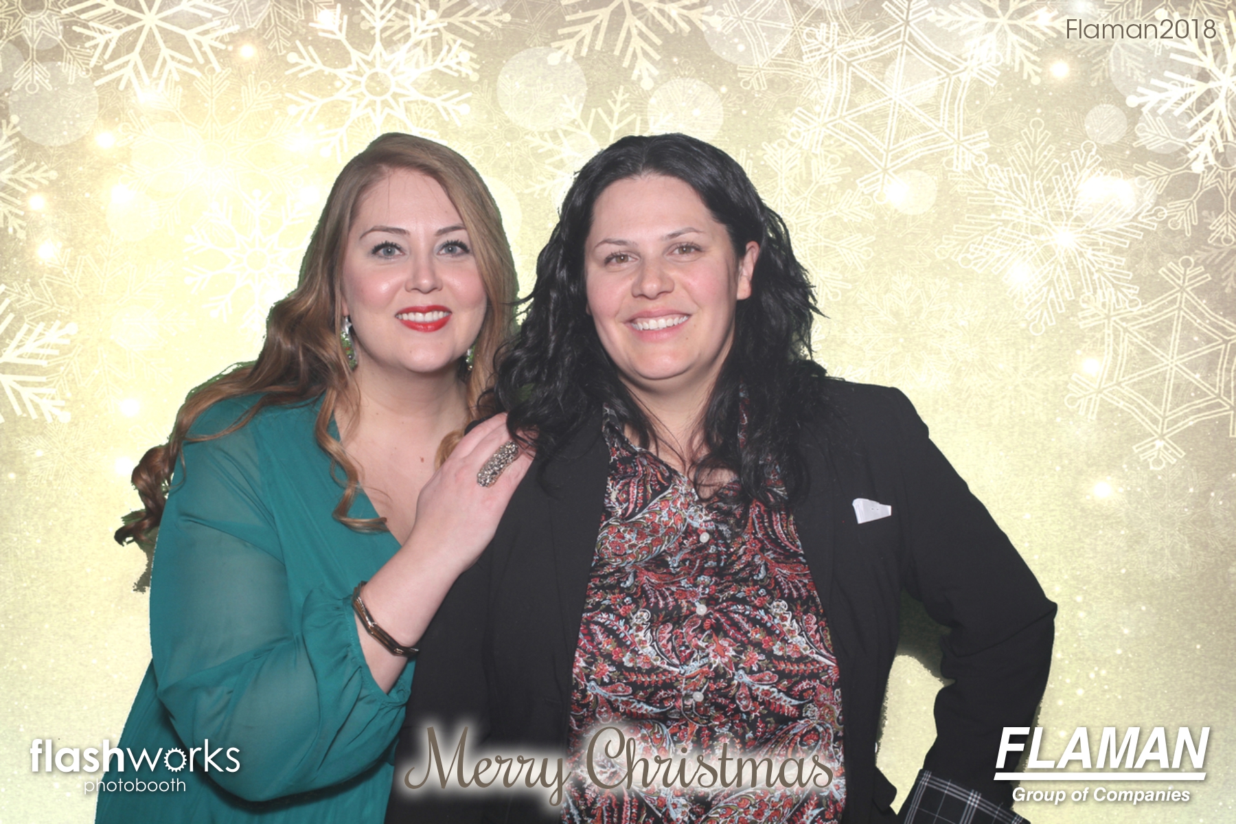 Flaman Christmas Party | View more photos from the event at gallery.flashworksphotobooth.com/u/FlashworksPhotoboothInc/Flaman-Christmas-Party