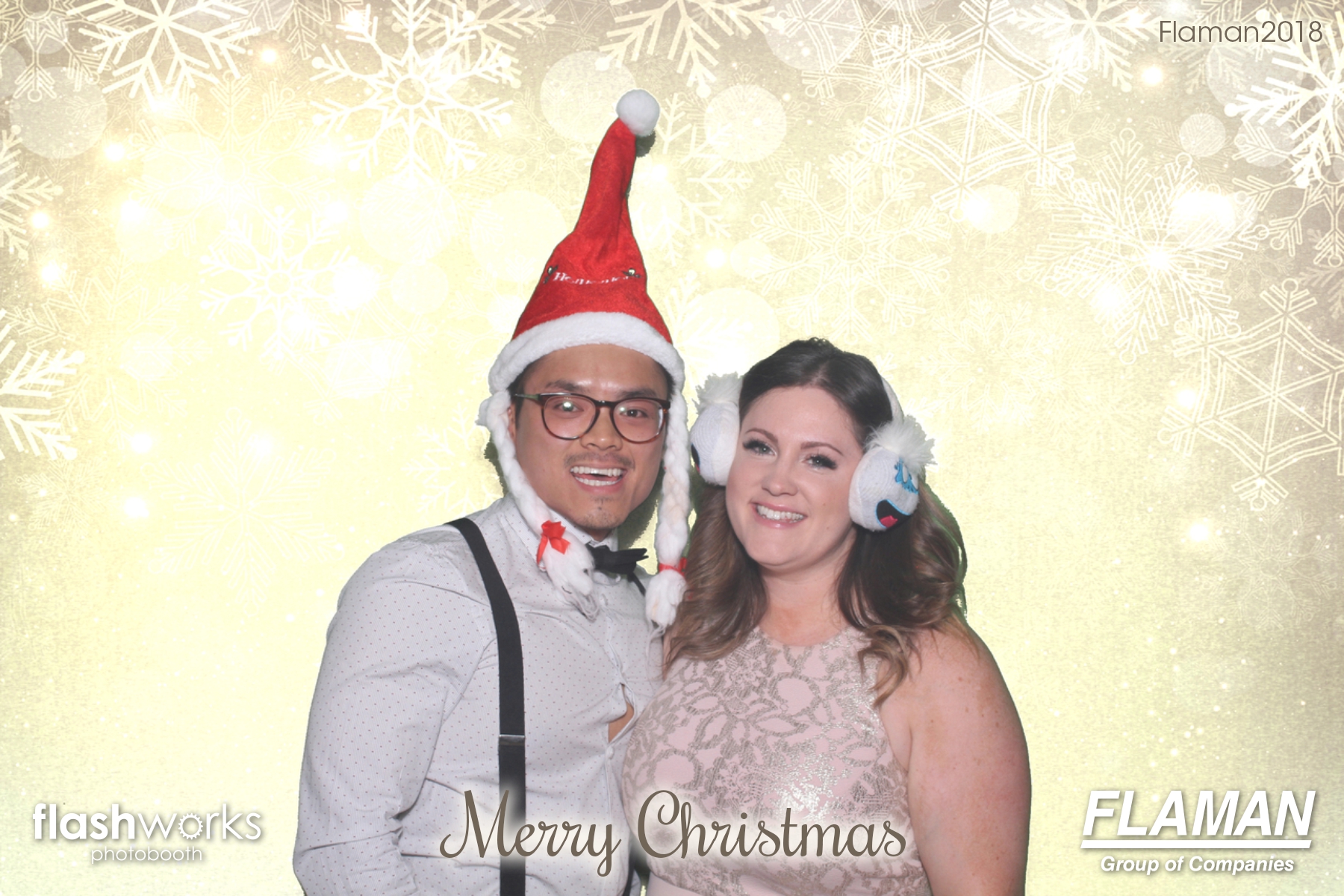 Flaman Christmas Party | View more photos from the event at gallery.flashworksphotobooth.com/u/FlashworksPhotoboothInc/Flaman-Christmas-Party