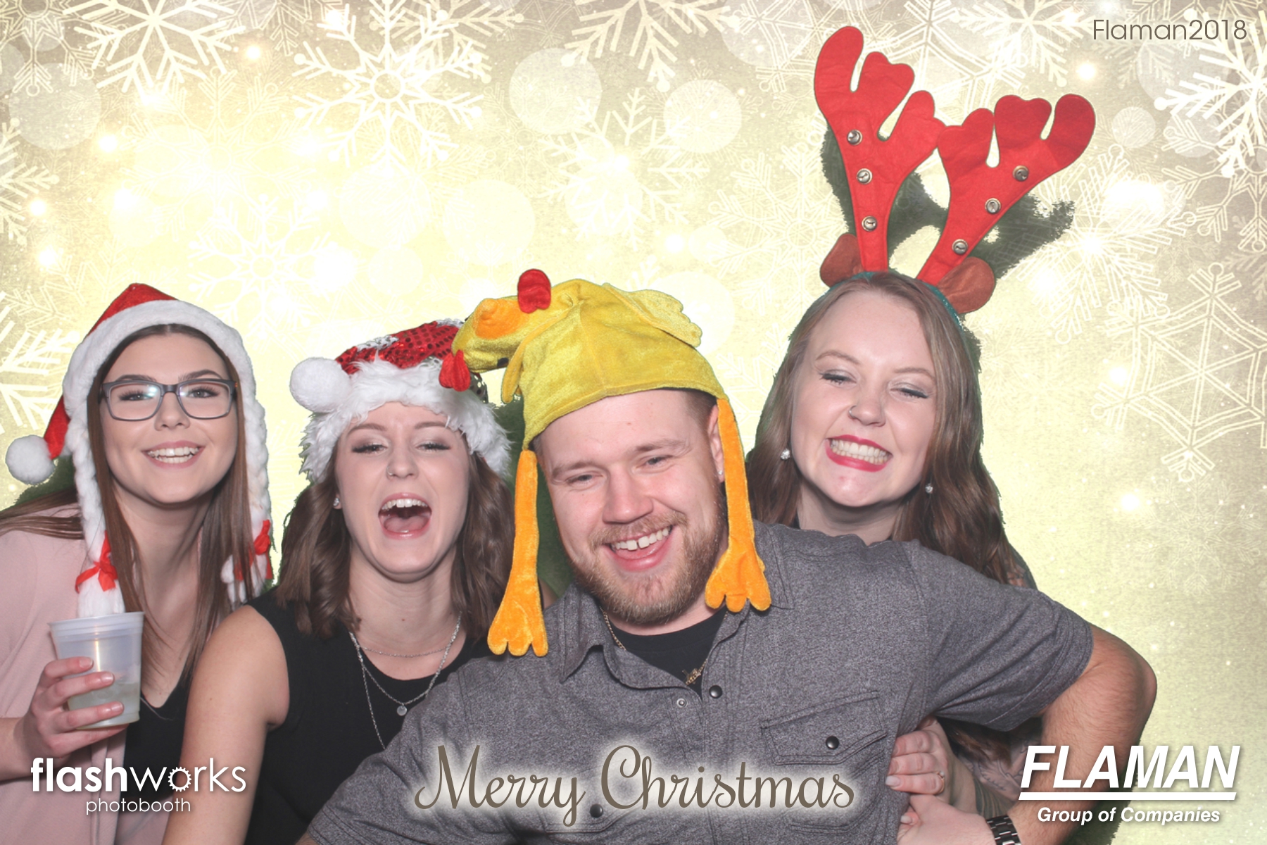 Flaman Christmas Party | View more photos from the event at gallery.flashworksphotobooth.com/u/FlashworksPhotoboothInc/Flaman-Christmas-Party