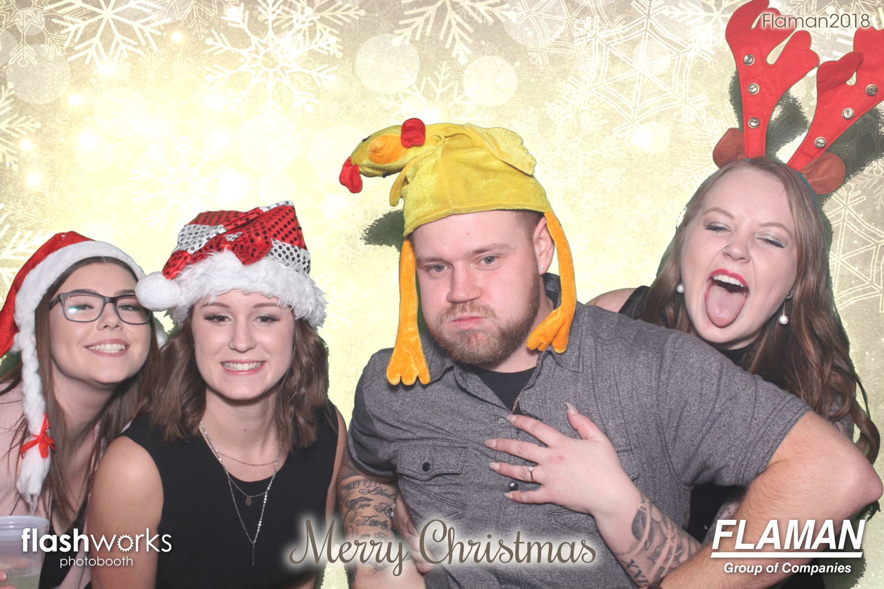 Flaman Christmas Party | View more photos from the event at gallery.flashworksphotobooth.com/u/FlashworksPhotoboothInc/Flaman-Christmas-Party