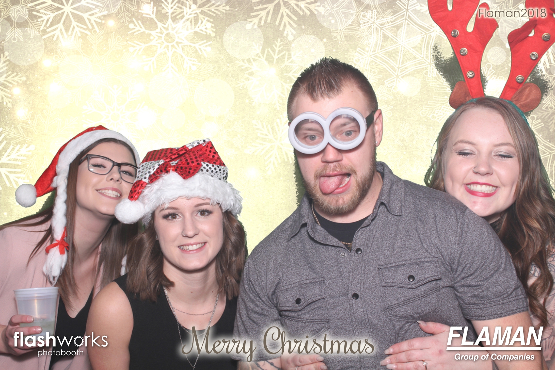 Flaman Christmas Party | View more photos from the event at gallery.flashworksphotobooth.com/u/FlashworksPhotoboothInc/Flaman-Christmas-Party