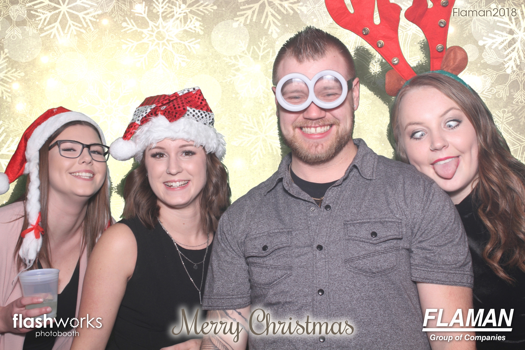 Flaman Christmas Party | View more photos from the event at gallery.flashworksphotobooth.com/u/FlashworksPhotoboothInc/Flaman-Christmas-Party