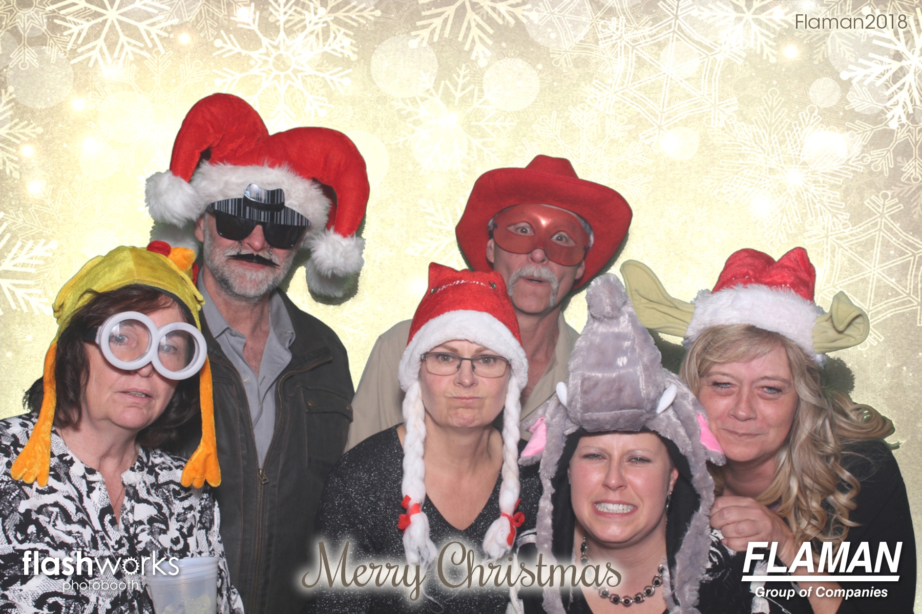 Flaman Christmas Party | View more photos from the event at gallery.flashworksphotobooth.com/u/FlashworksPhotoboothInc/Flaman-Christmas-Party