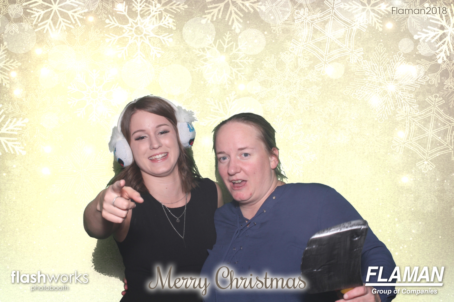 Flaman Christmas Party | View more photos from the event at gallery.flashworksphotobooth.com/u/FlashworksPhotoboothInc/Flaman-Christmas-Party