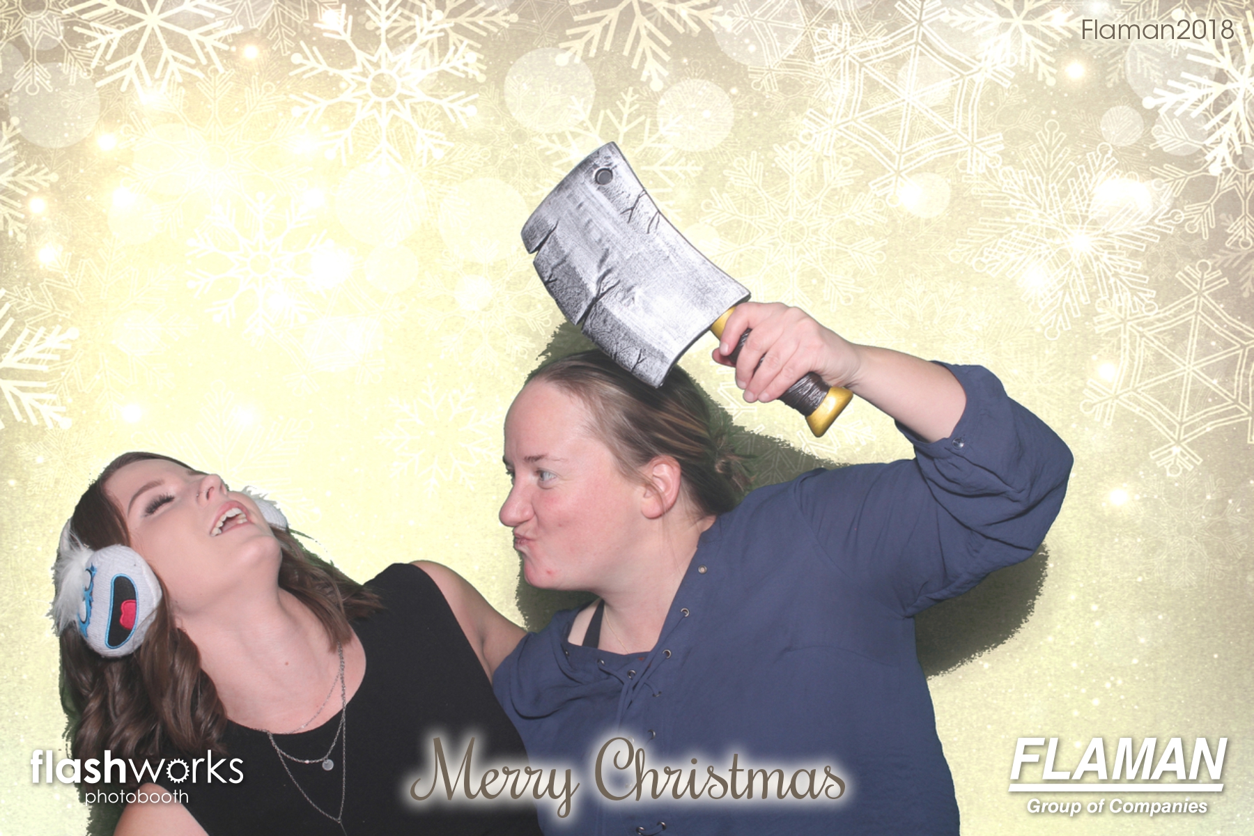 Flaman Christmas Party | View more photos from the event at gallery.flashworksphotobooth.com/u/FlashworksPhotoboothInc/Flaman-Christmas-Party