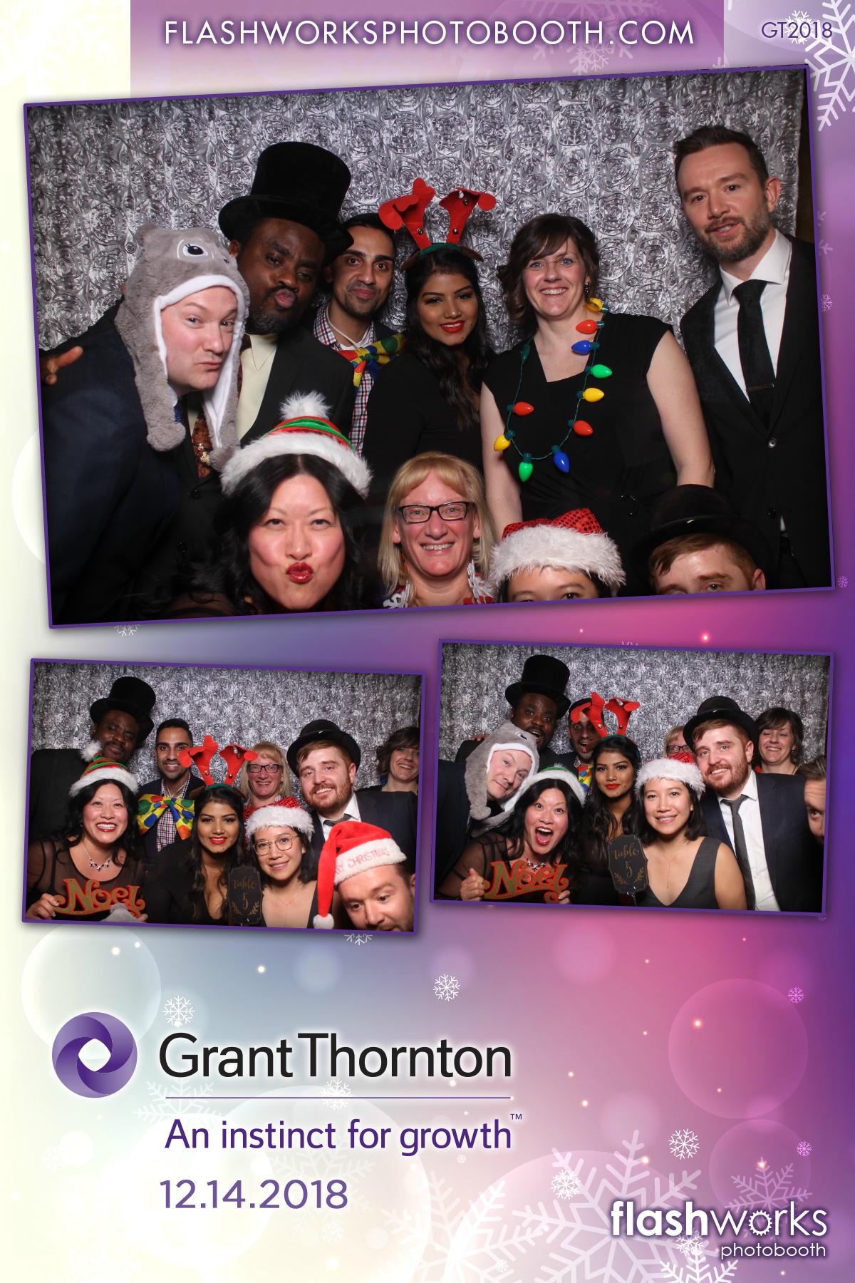 Grant Thornton Christmas Party | View more photos from the event at gallery.flashworksphotobooth.com/u/FlashworksPhotoboothInc/Grant-Thornton-Christmas-Party
