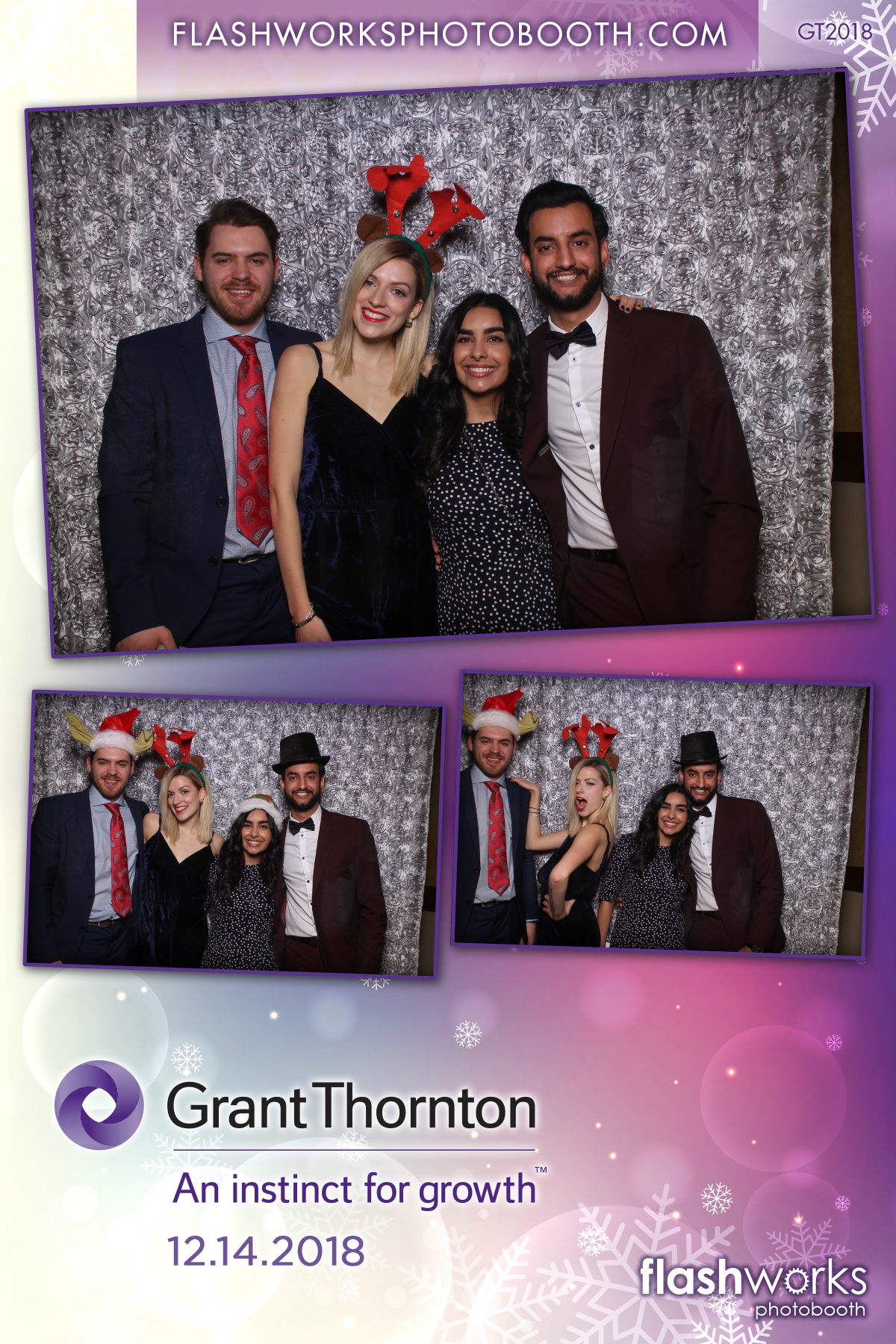 Grant Thornton Christmas Party | View more photos from the event at gallery.flashworksphotobooth.com/u/FlashworksPhotoboothInc/Grant-Thornton-Christmas-Party