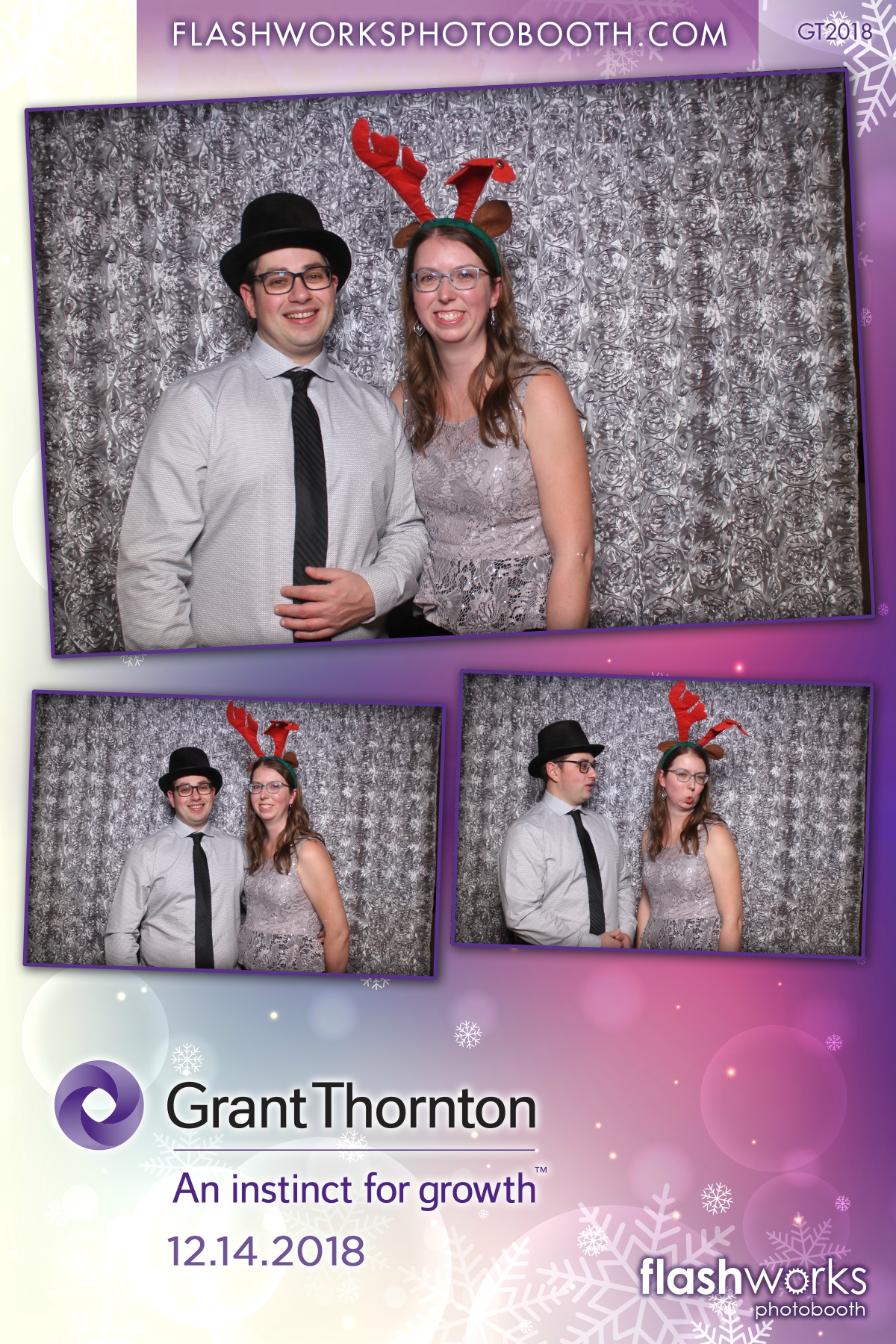 Grant Thornton Christmas Party | View more photos from the event at gallery.flashworksphotobooth.com/u/FlashworksPhotoboothInc/Grant-Thornton-Christmas-Party