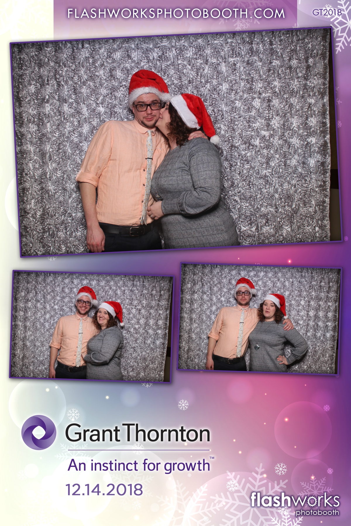 Grant Thornton Christmas Party | View more photos from the event at gallery.flashworksphotobooth.com/u/FlashworksPhotoboothInc/Grant-Thornton-Christmas-Party